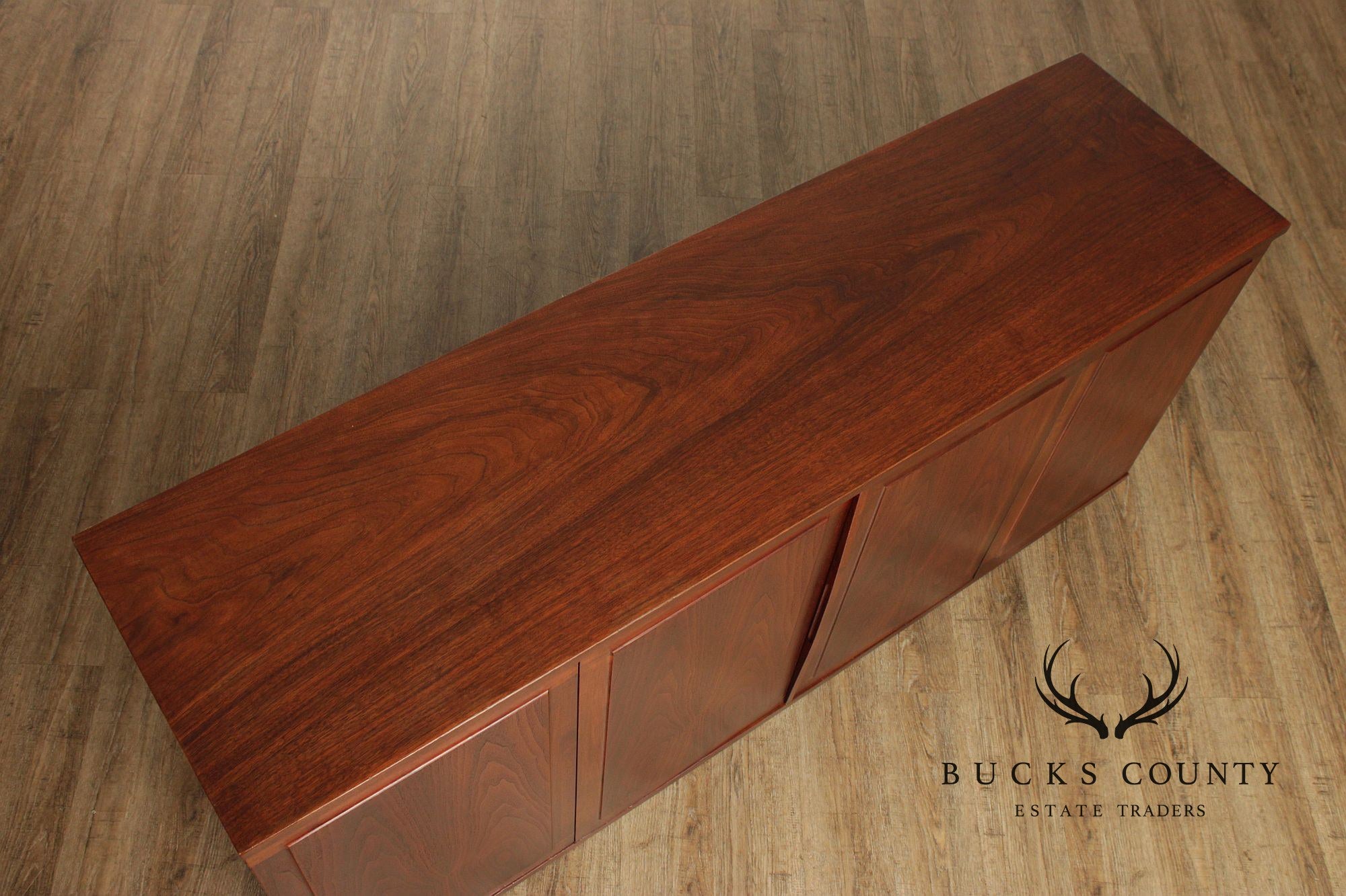 Jack Cartwright Mid-Century Modern Walnut Credenza Sideboard