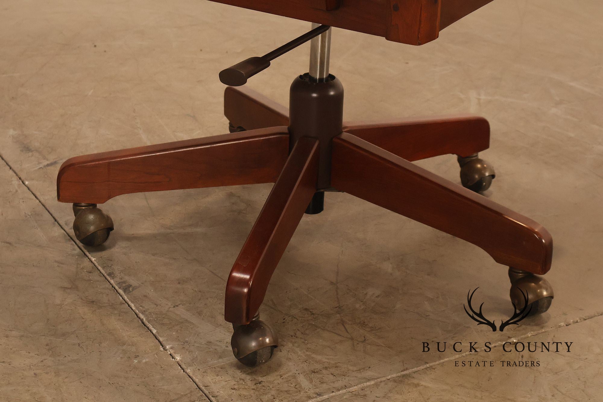 Stickley Mission Collection Cherry Swivel Office Chair