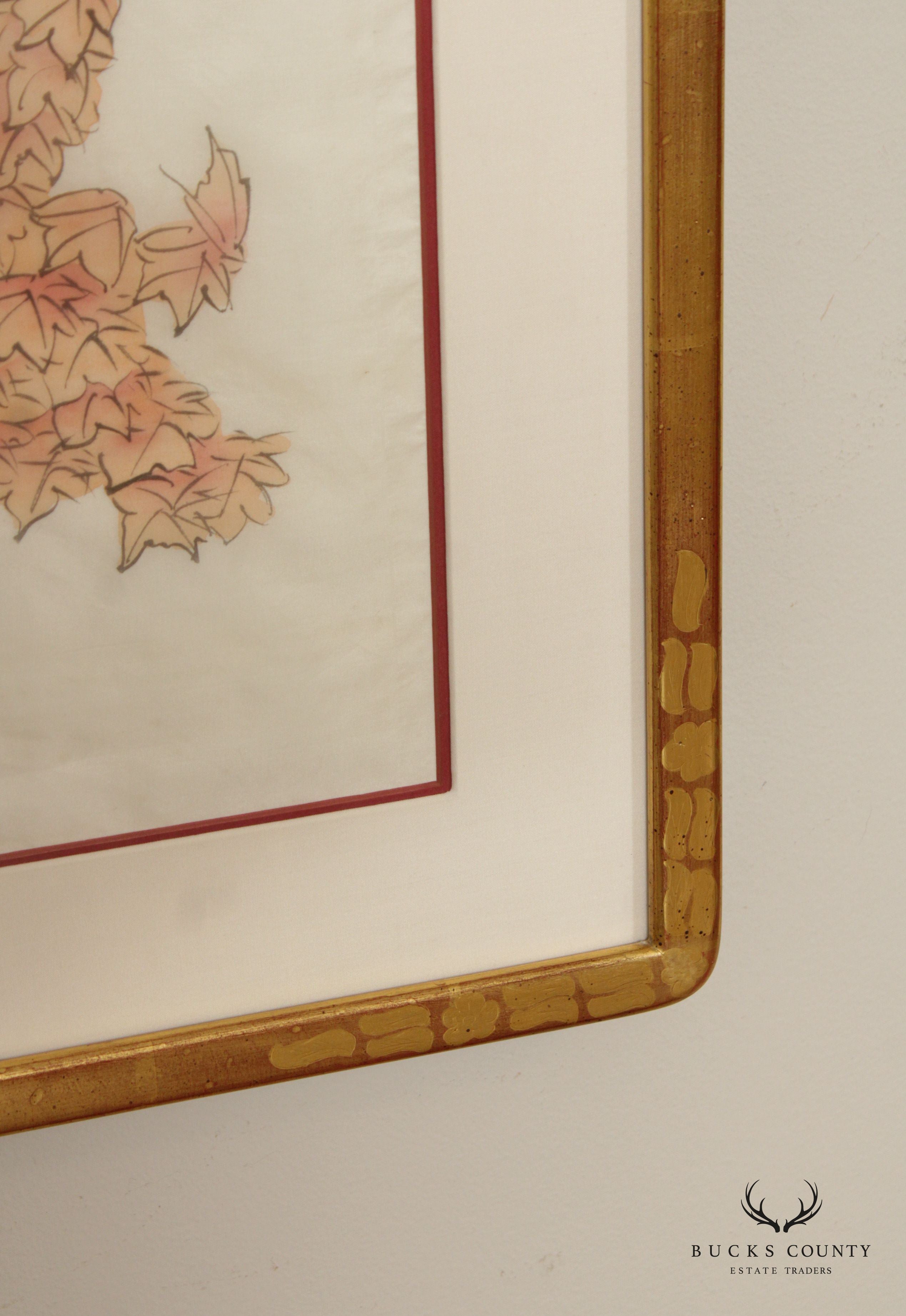 Chinese Framed Print, 'Wang Zhaojun' Chinese Beauty Framed Print