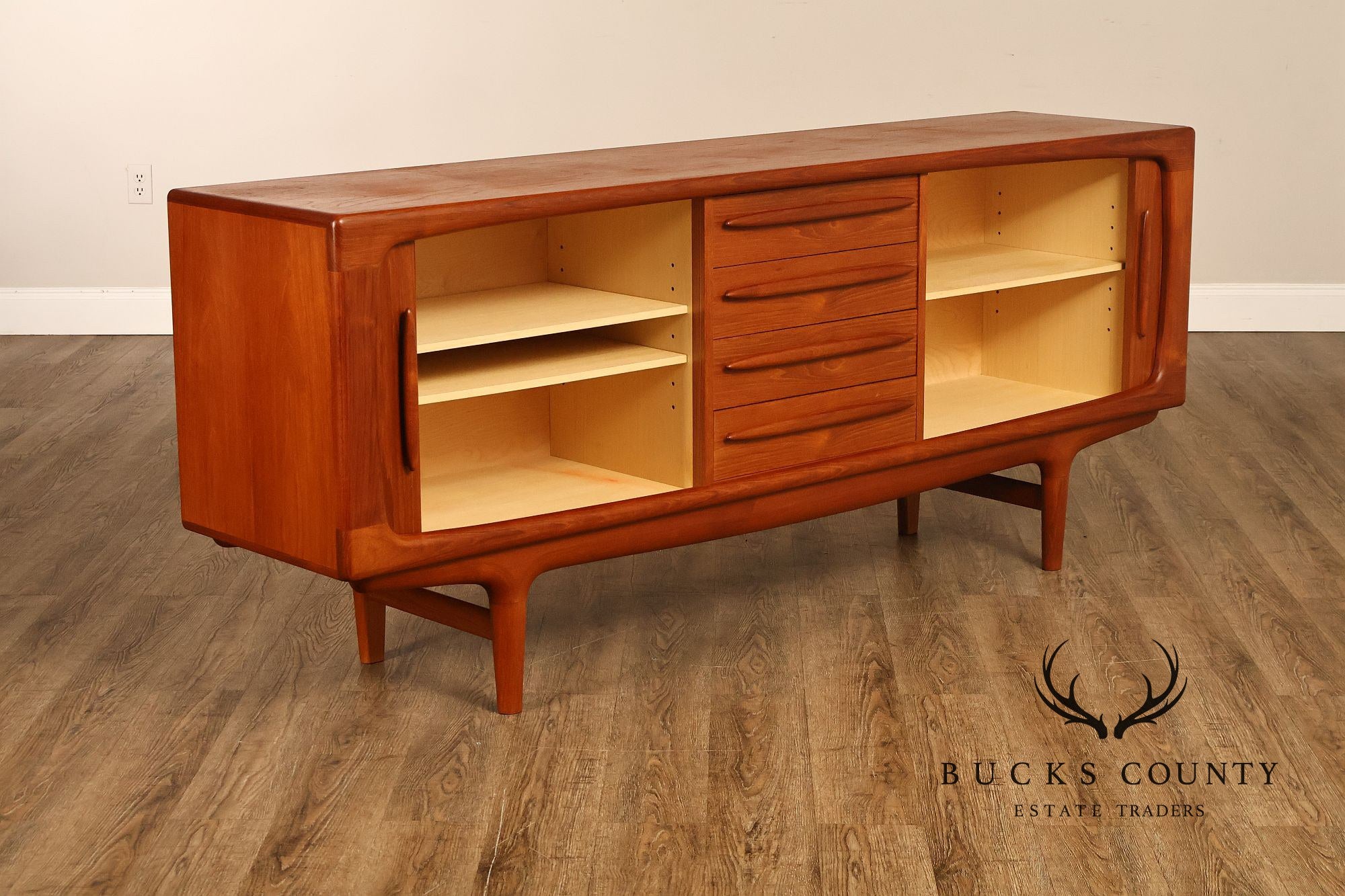 Falster Danish Modern Teak Credenza