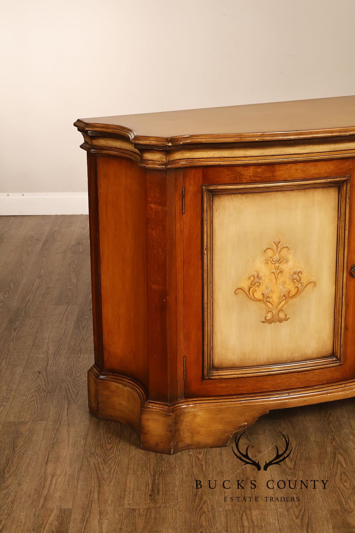 South Cone Venetian Style Painted Sideboard
