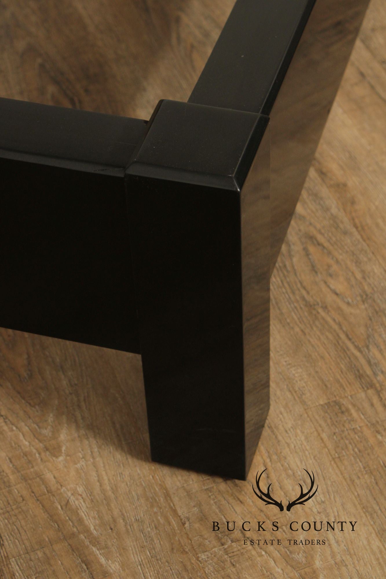 Stickley John Widdicomb Collection Ebonized King Panel Bed