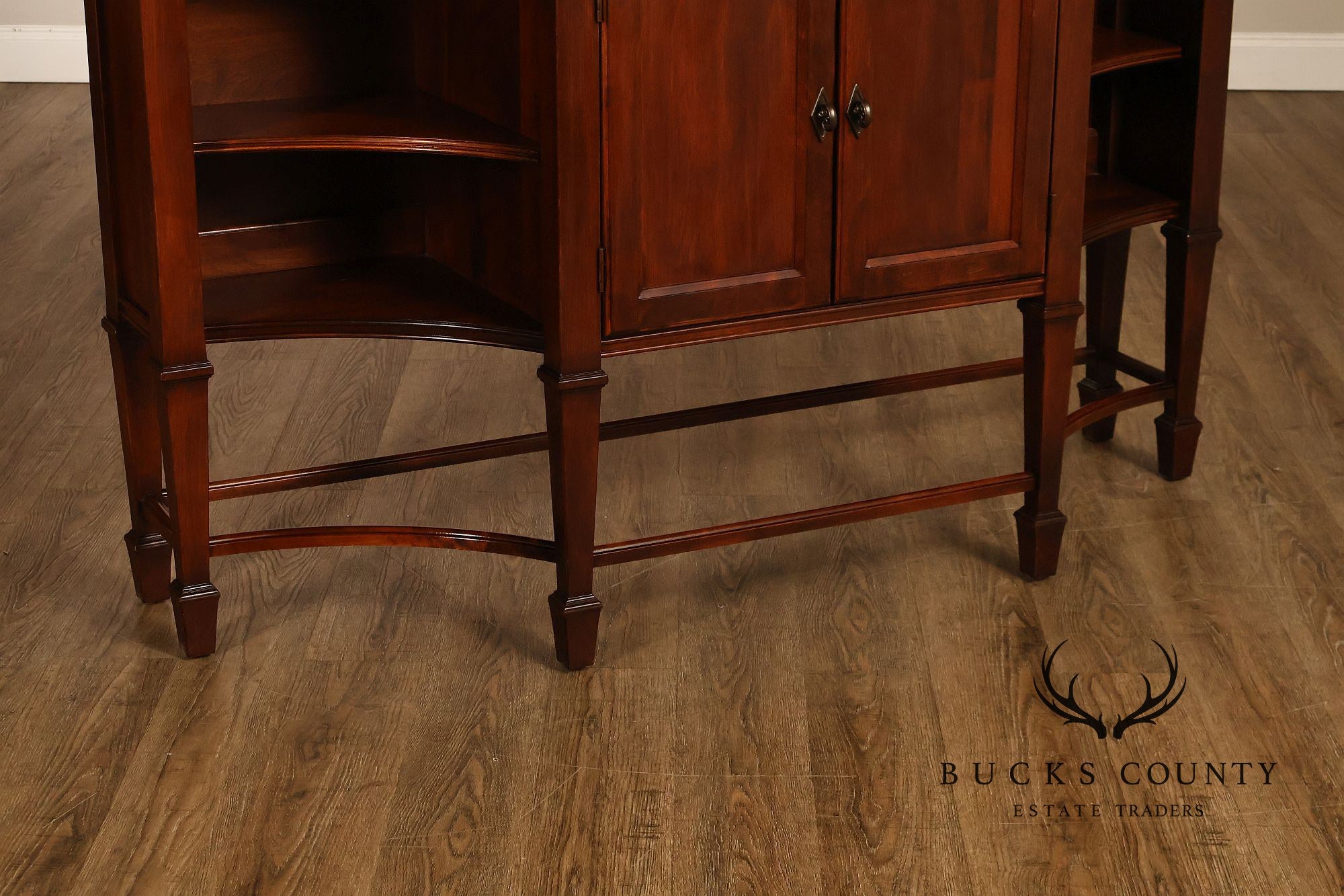 Nichols & Stone Traditional Williamsburg Bowfront Sideboard Server