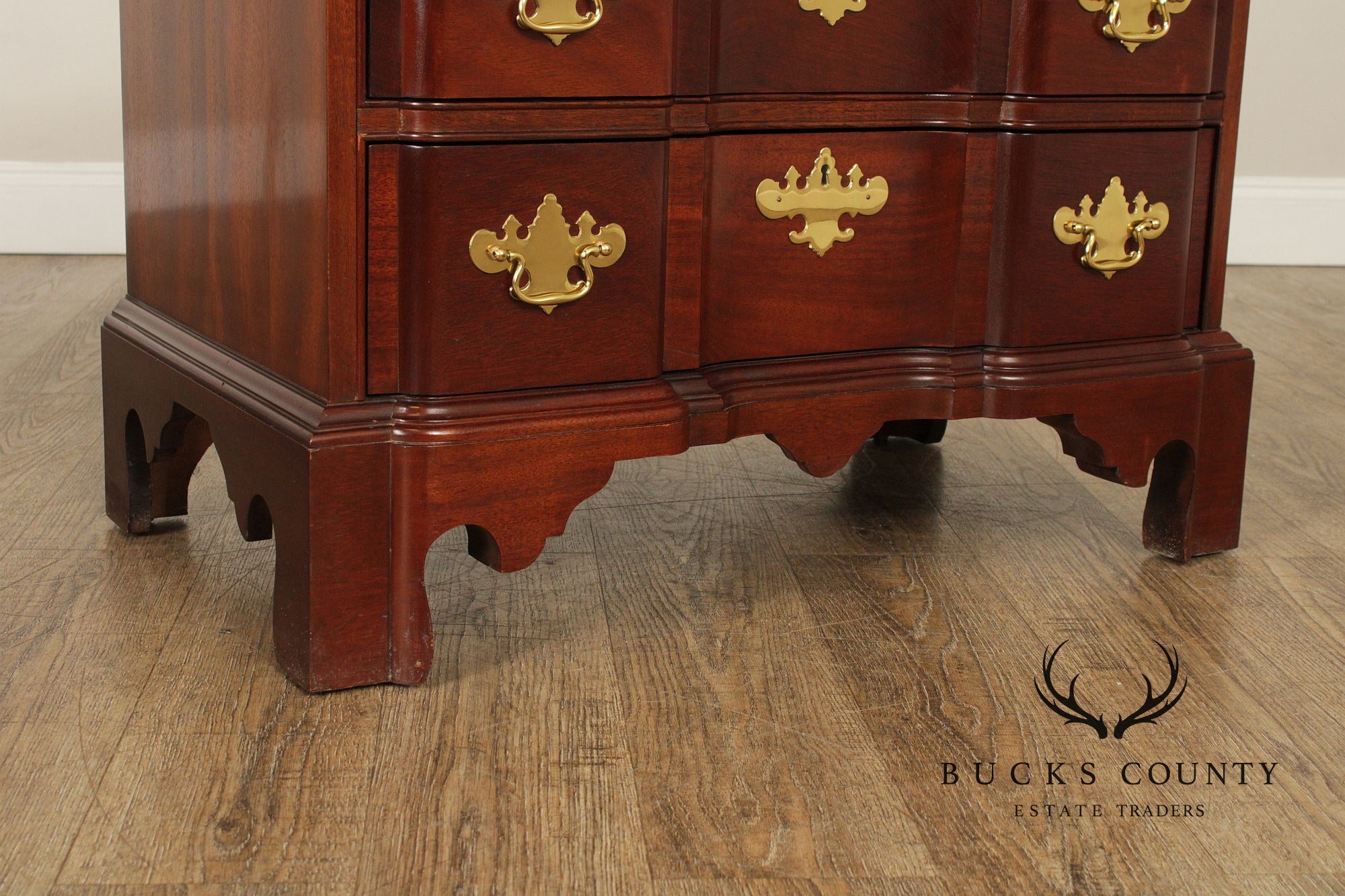 Councill Georgian Style Mahogany Blockfront Chest