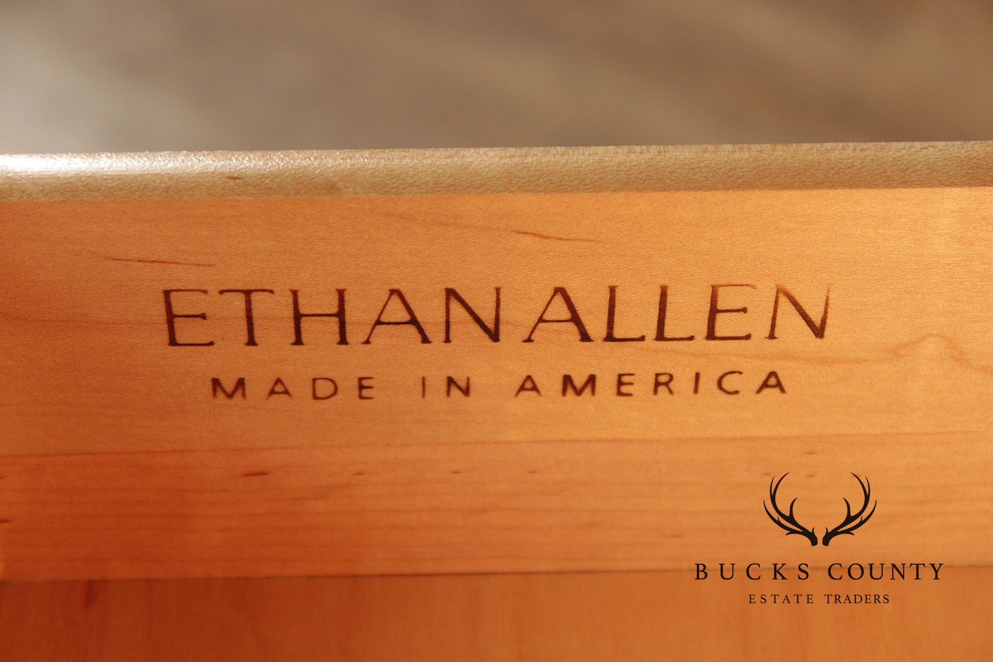 Ethan Allen 'Country Colors' Pair of Bookcases