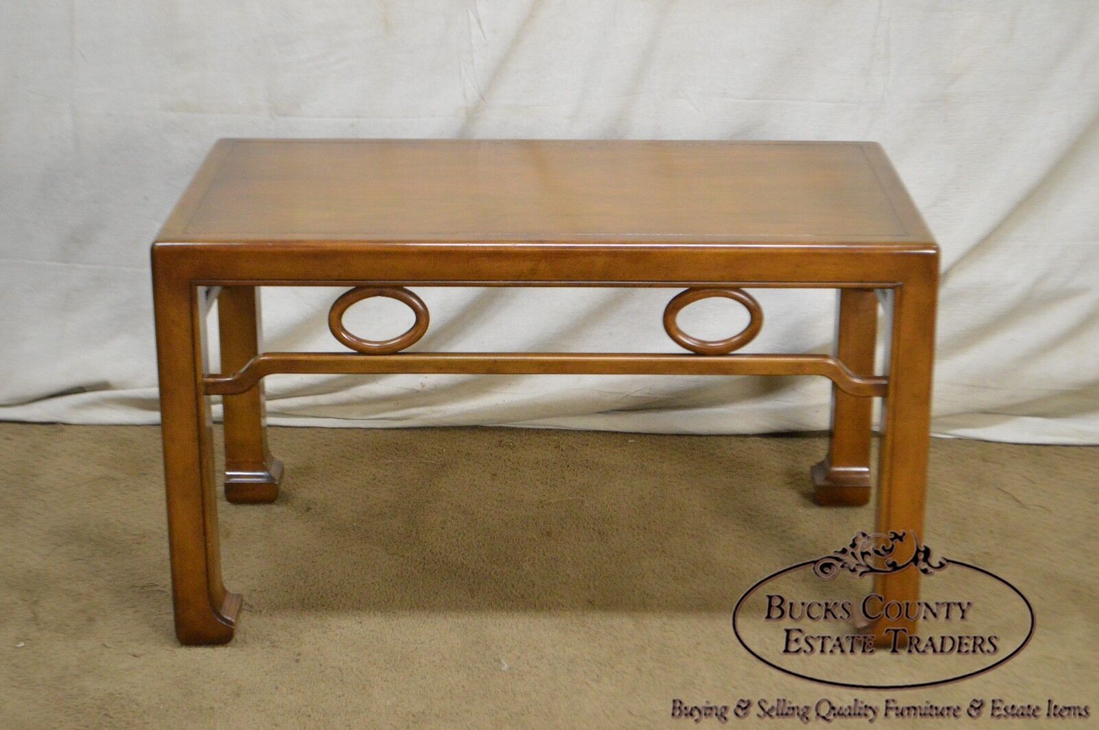 Mid-Century Modern James Mont Style Asian Influenced Side Table