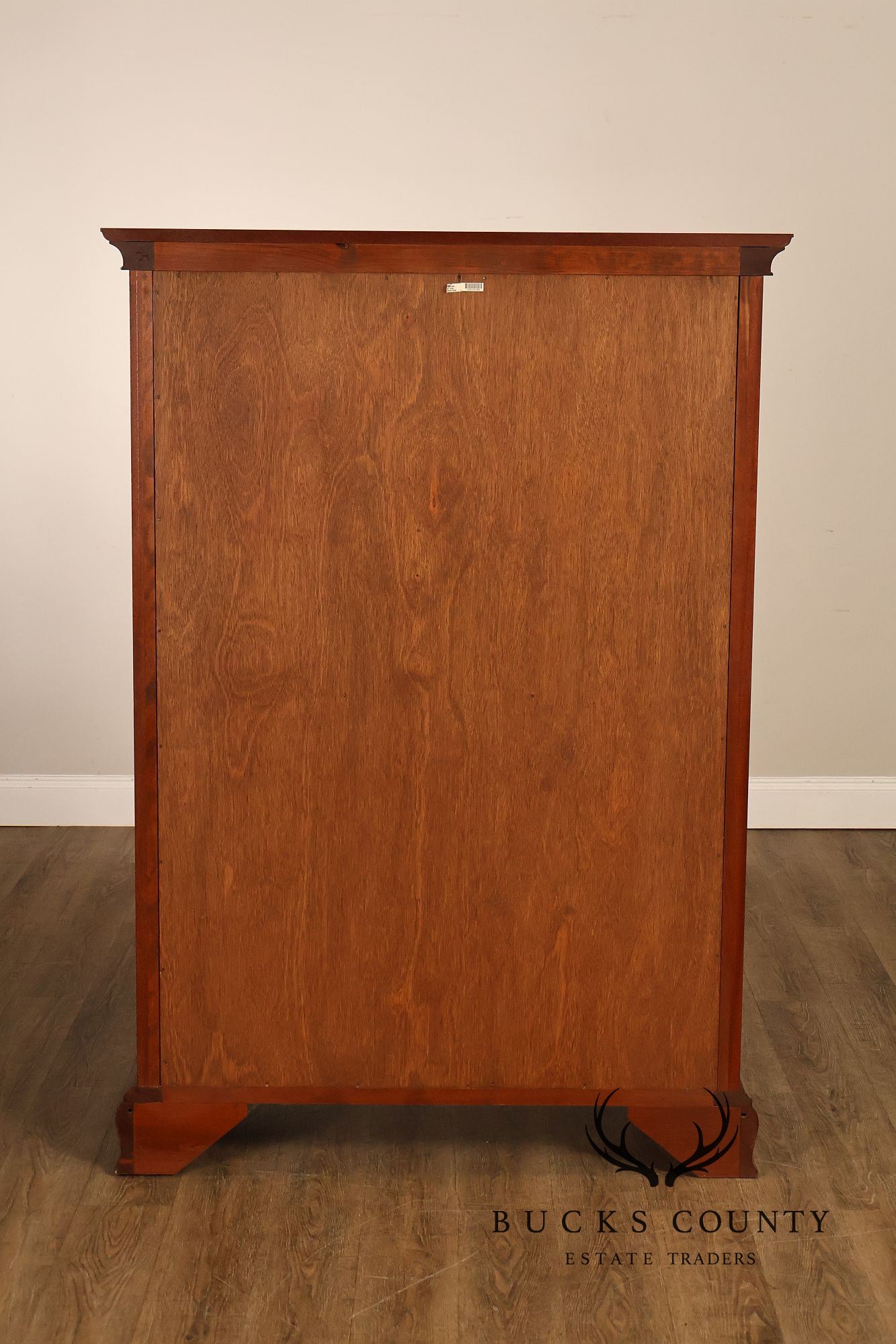 Stickley Georgian Style Banded Mahogany Tall Chest