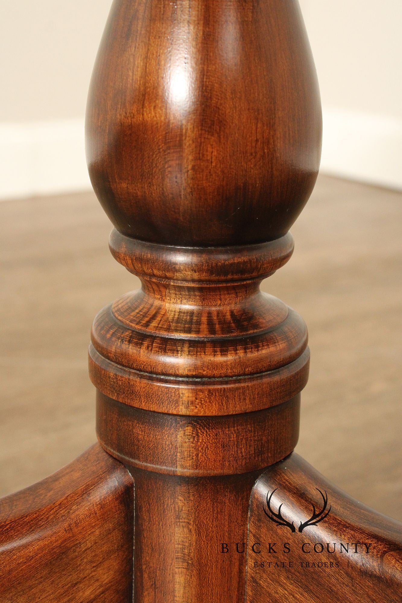 Harden Traditional Cherry Round Top Side Table