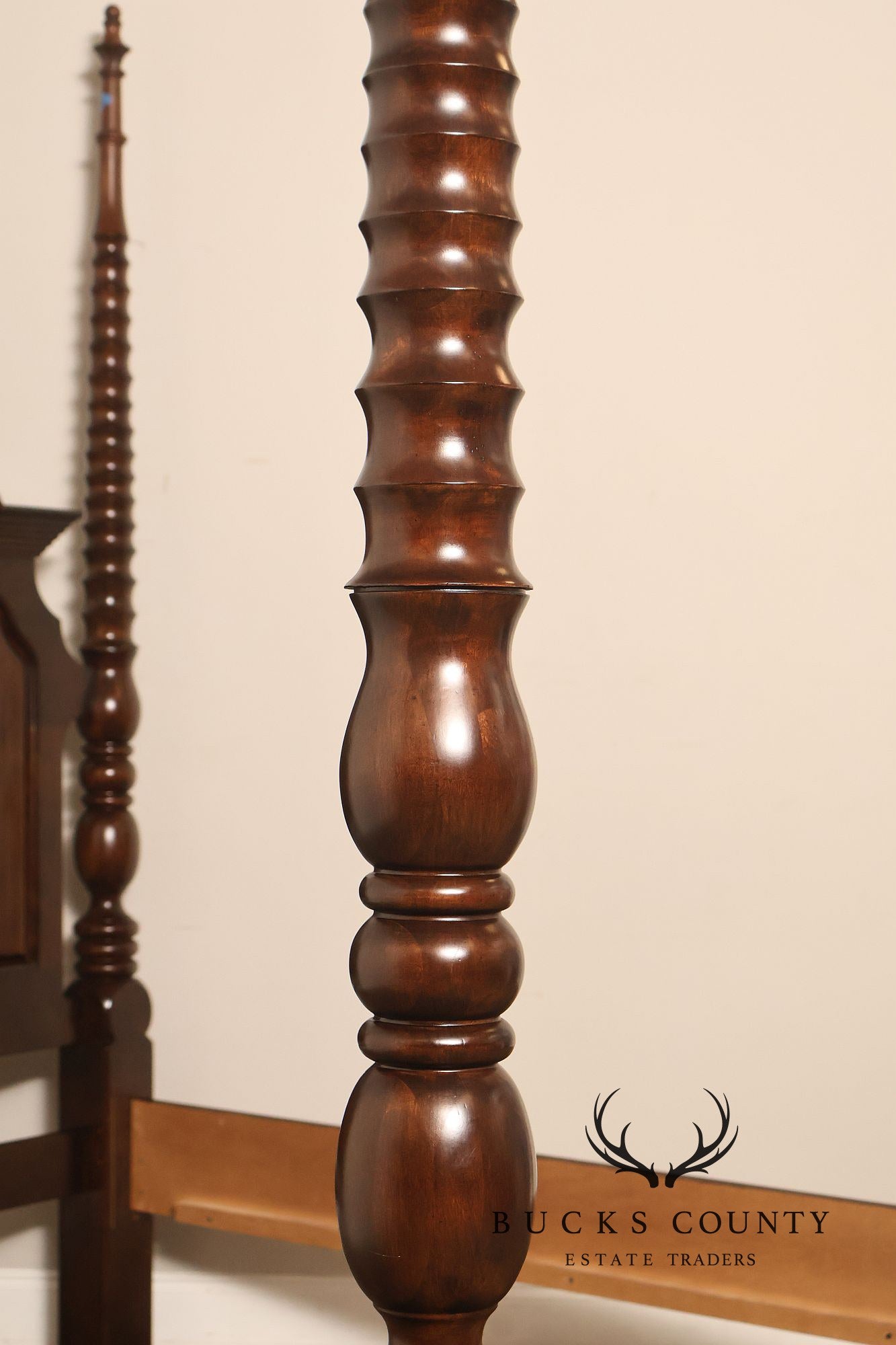British Colonial Style Four Poster King Bed Frame