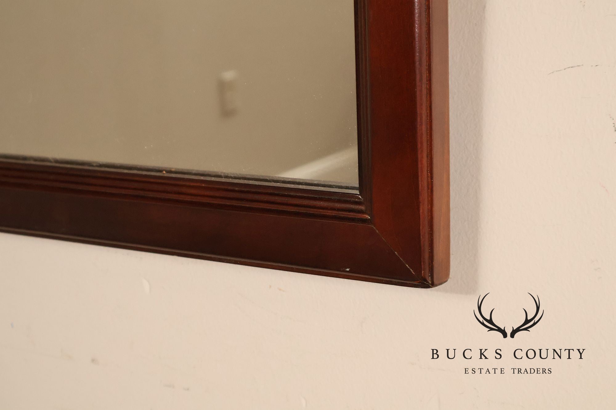Pulaski Furniture Queen Anne Style Mahogany Wall Mirror