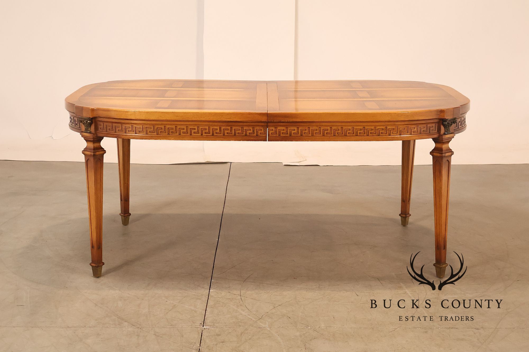 Daniel Jones Inc. Neoclassical Style Expandable Dining Table