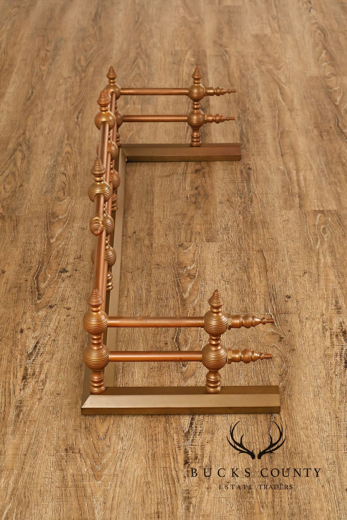 Traditional Brass Tone Fireplace Fender