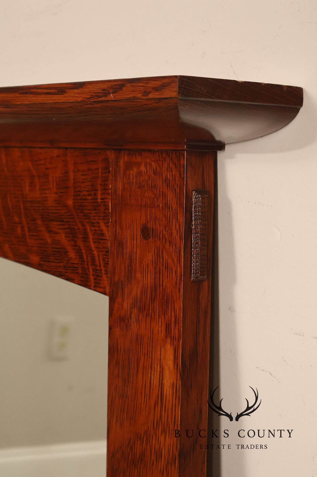 Stickley Mission Collection Oak Wall Mirror