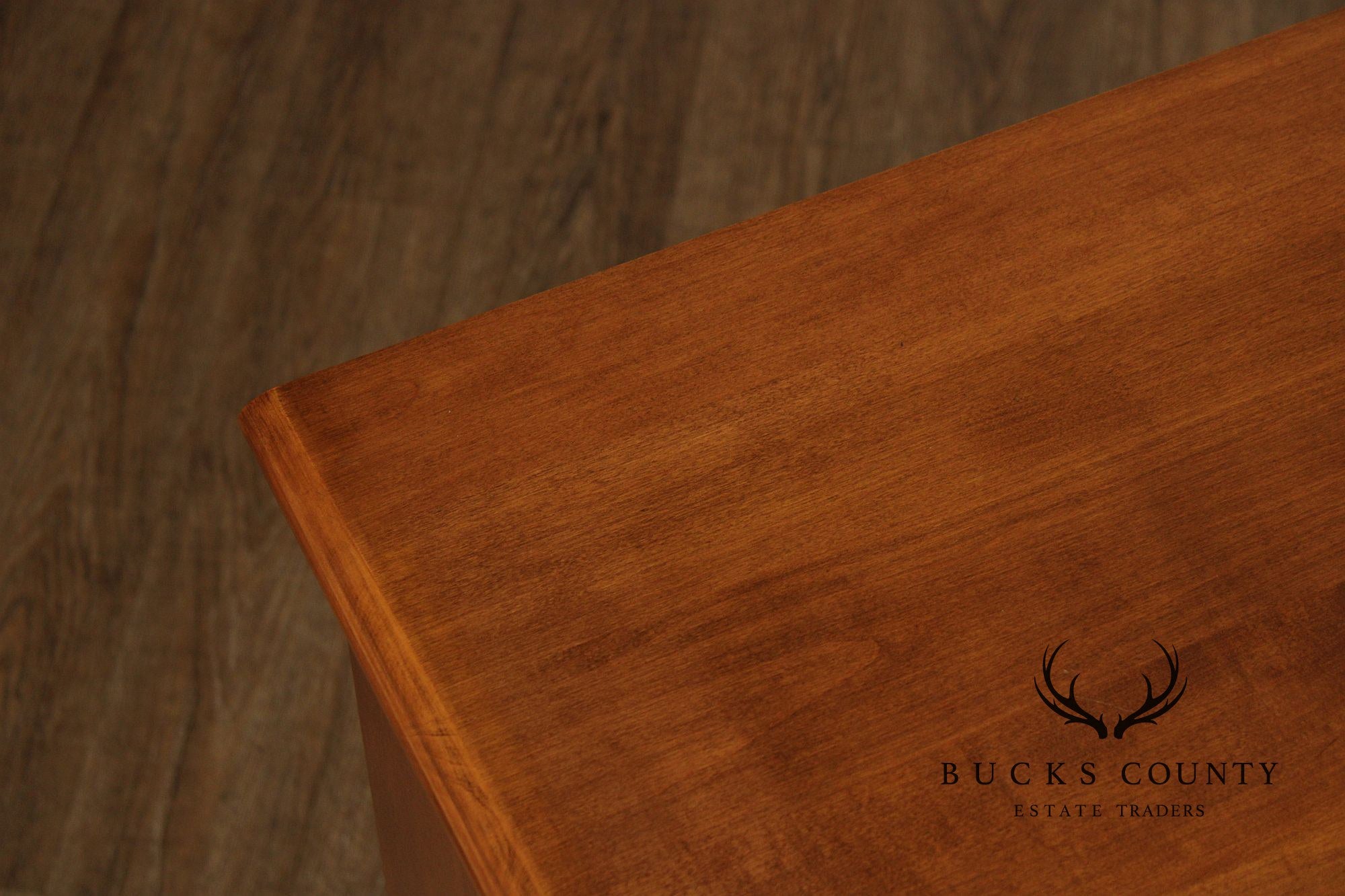 Solid Maple Colonial Revival Style Vintage Sideboard Buffet