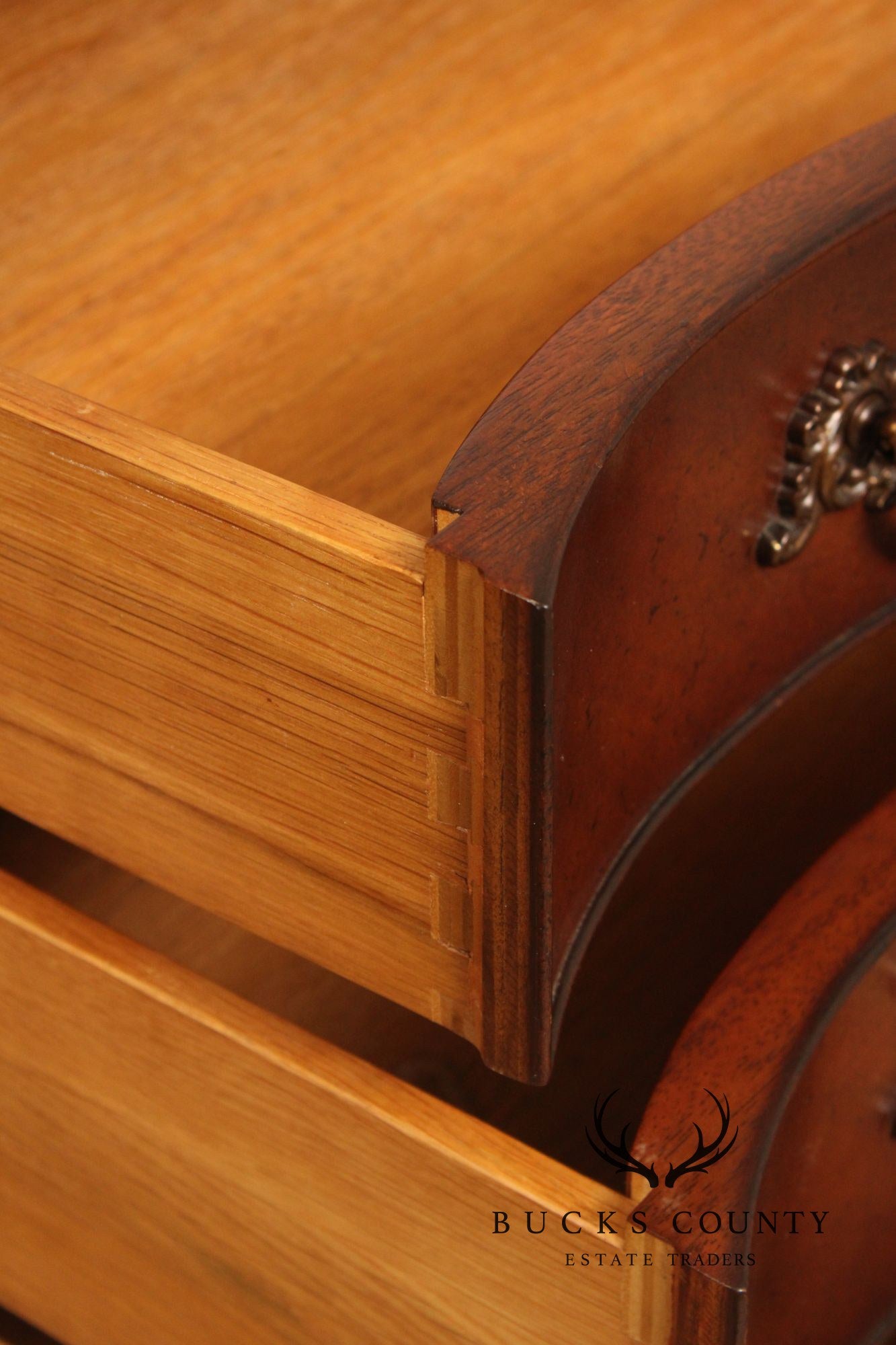 Baker Furniture Georgian Style Pair of Mahogany Chests