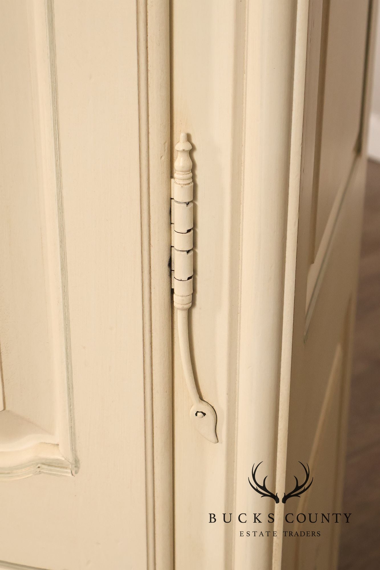 Ethan Allen Country French Painted Armoire Cabinet