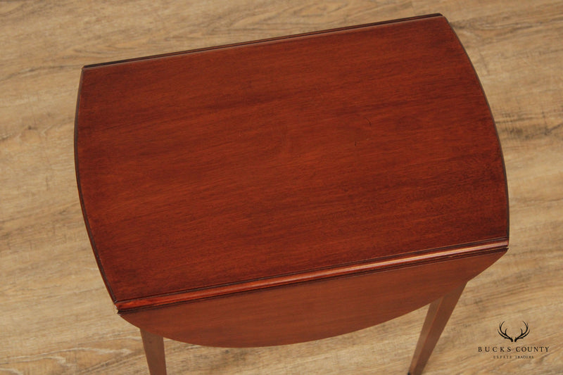 Federal Style Vintage Pair of Mahogany Drop Leaf Pembroke Tables