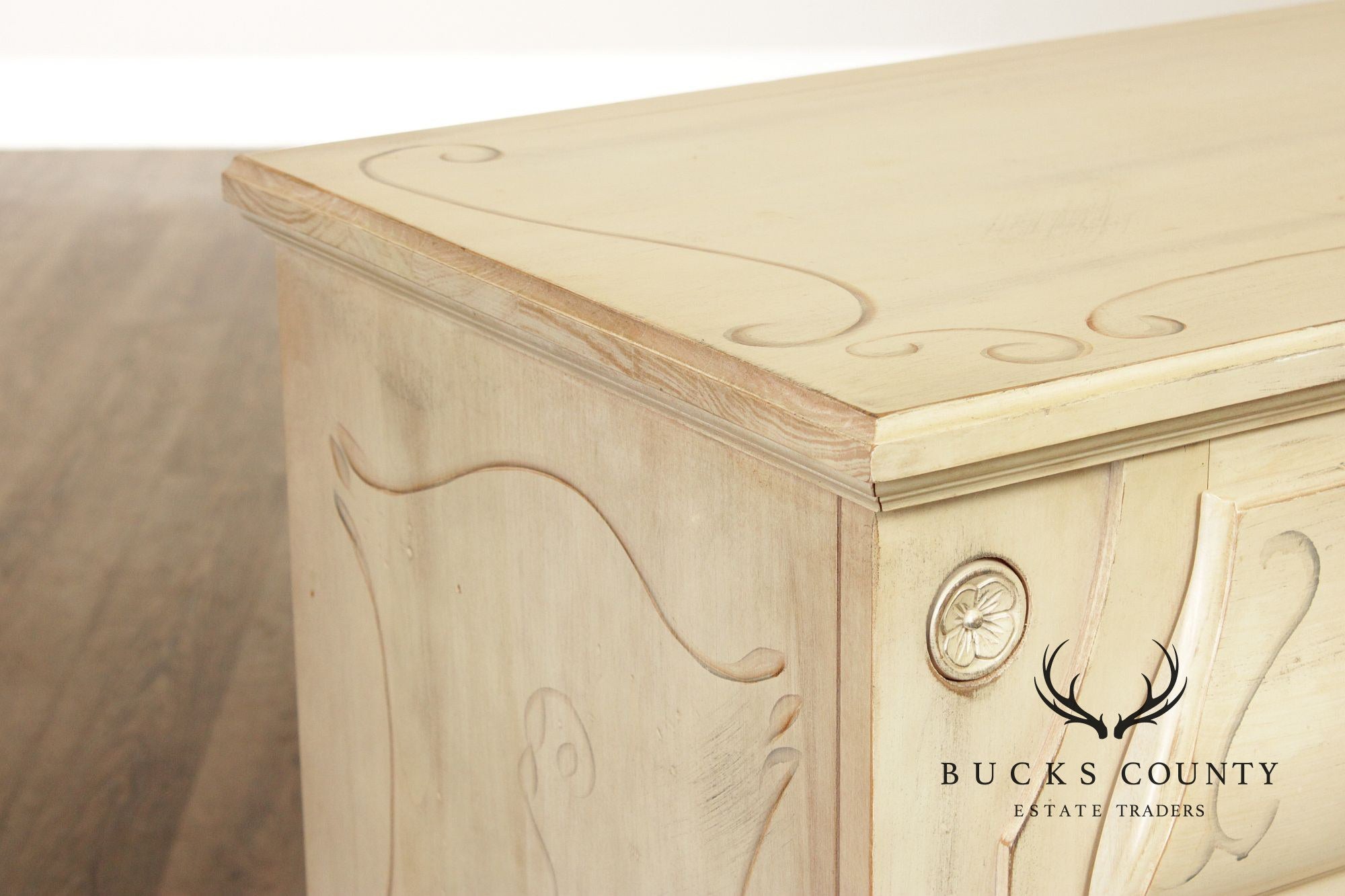 Ethan Allen 'Legacy' Paint Decorated Chest of Drawers