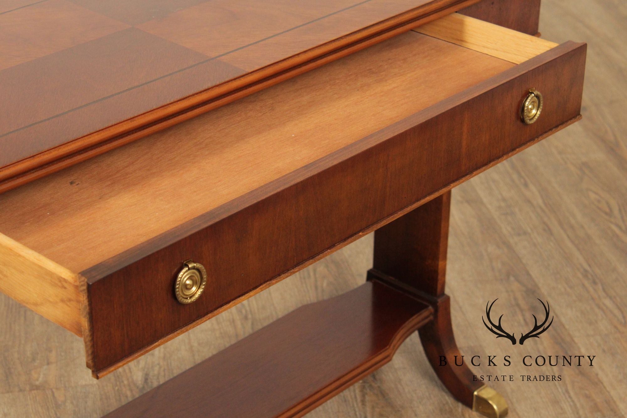 Lane Regency Style Mahogany Console Table