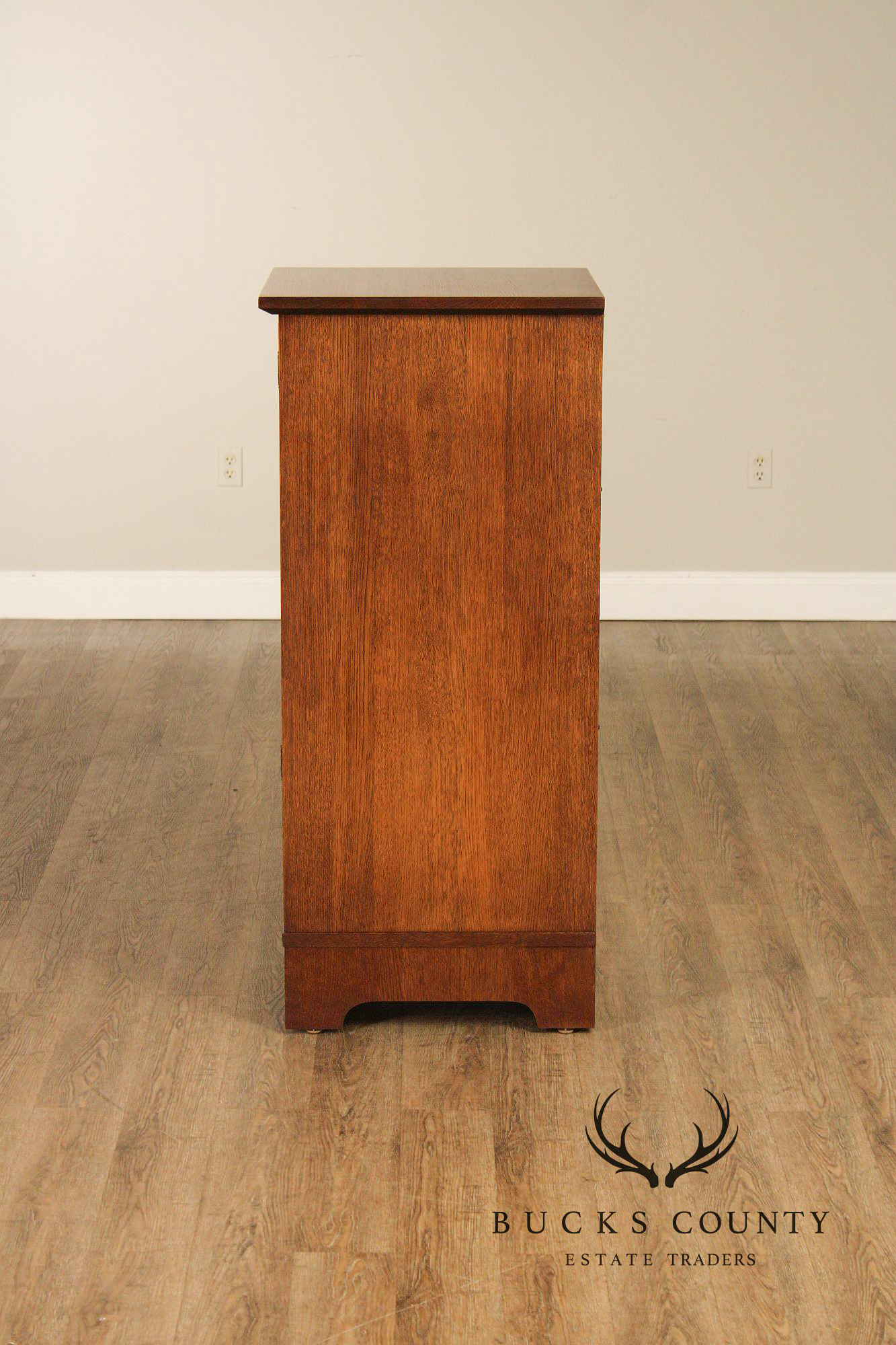 Stickley Mission Collection Oak Single Door Media Cabinet