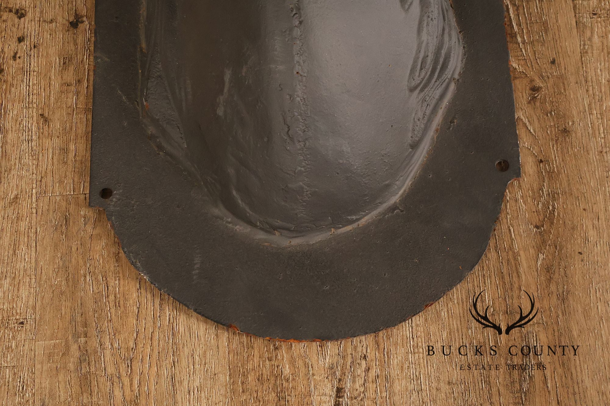 Pair of Cast Iron Horse Head Wall Decor