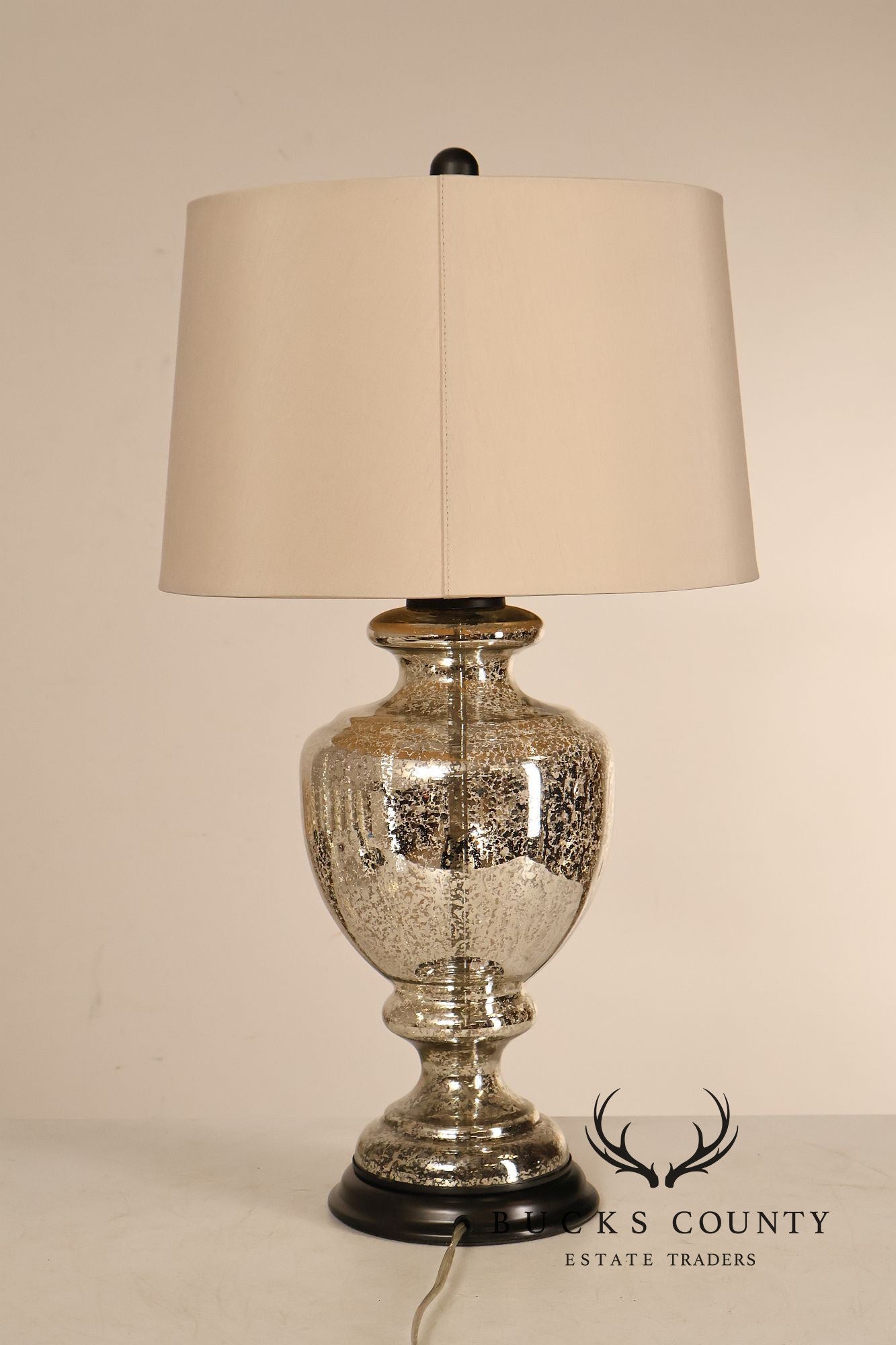 Contemporary Mercury Glass Table Lamp