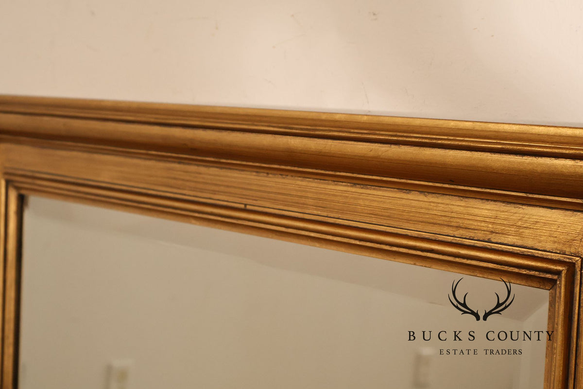 Traditional Gold Gilt Frame Beveled Wall Mirror