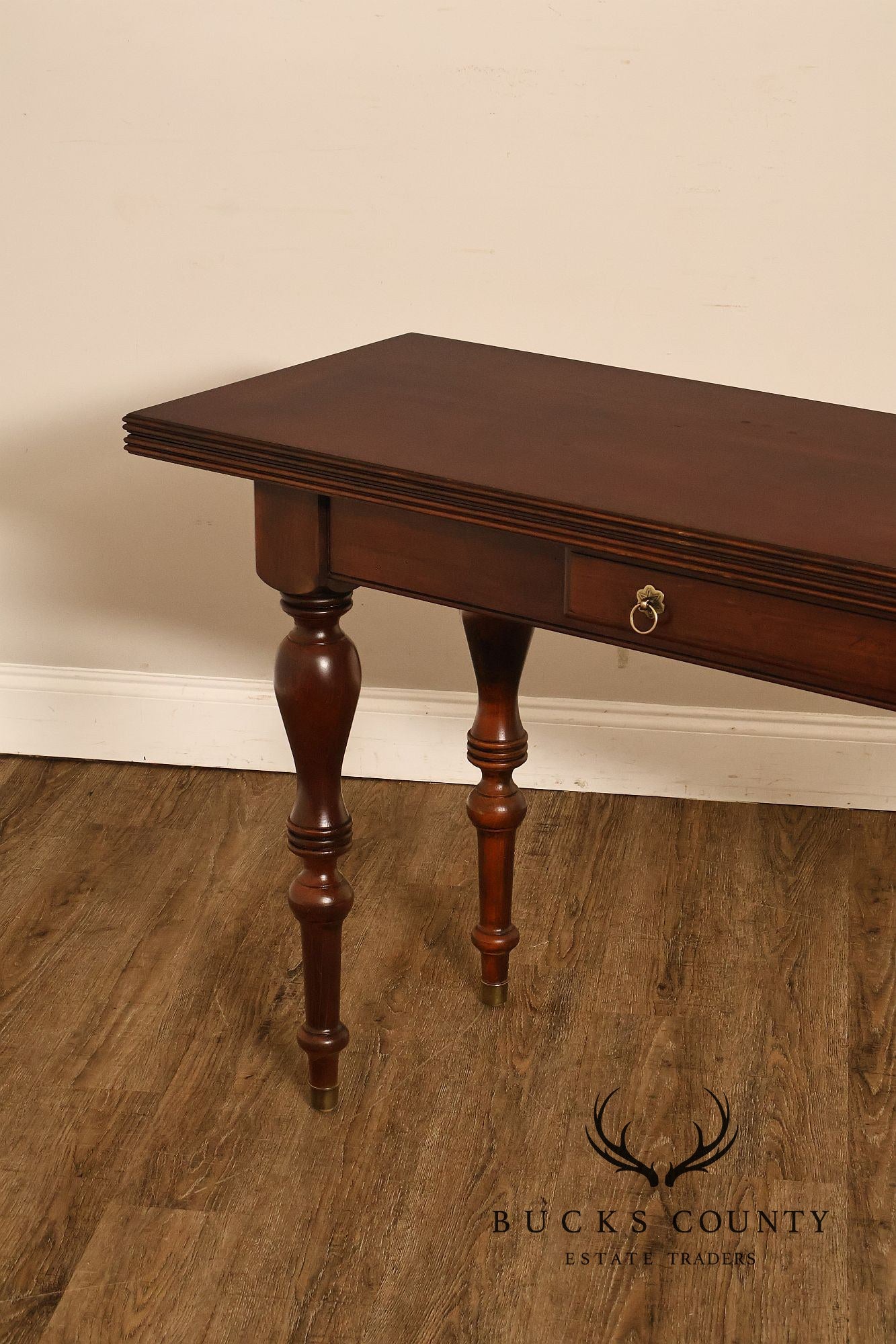 Ethan Allen British Classics Cherry Flip Top Console Dining Table