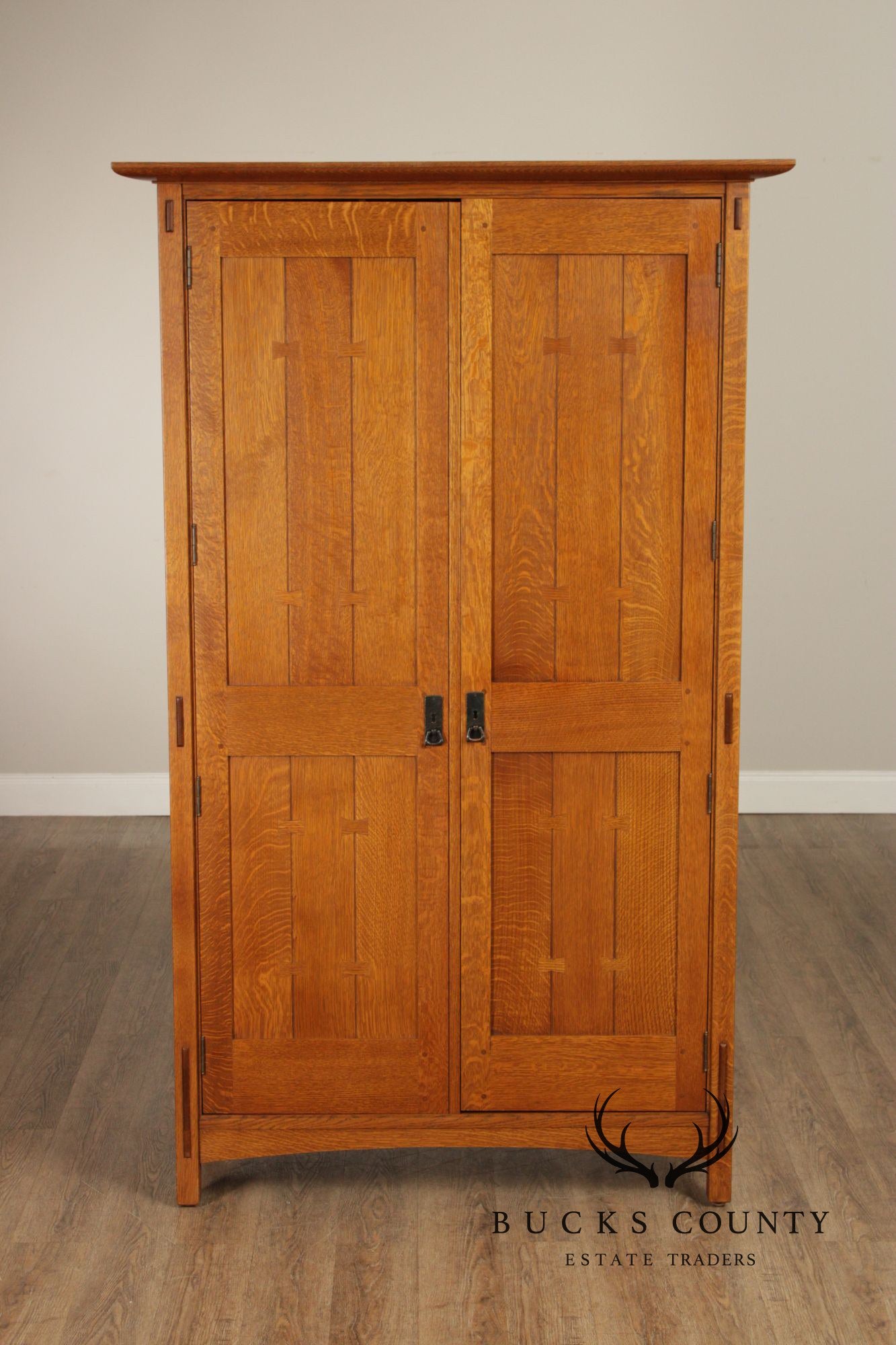 Stickley Mission Collection Oak Wardrobe Armoire