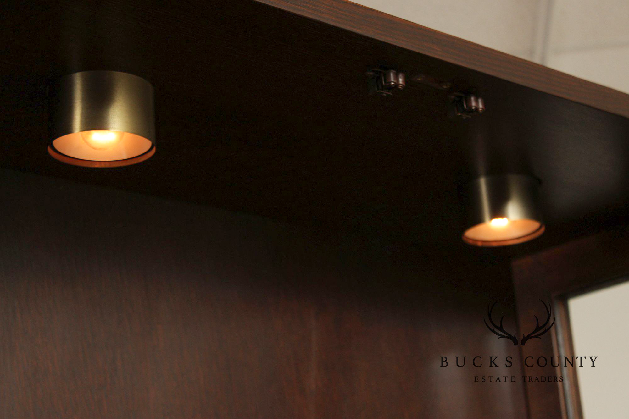 Stickley Mission Collection Oak Lighted Display Cabinet