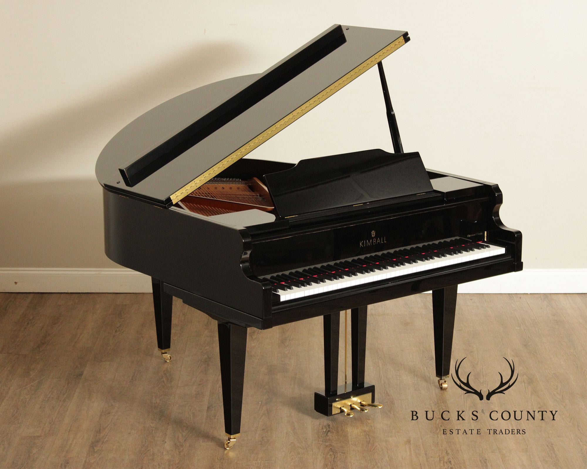 Kimball 'Viennese Classic' Baby Grand Piano and Bench