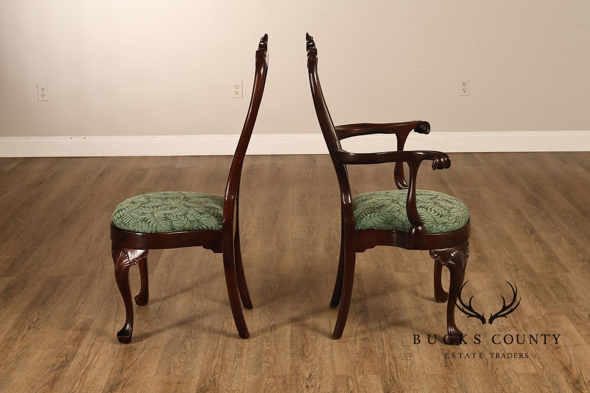 Henredon 'Rittenhouse Square' Set of Six Mahogany Dining Chairs