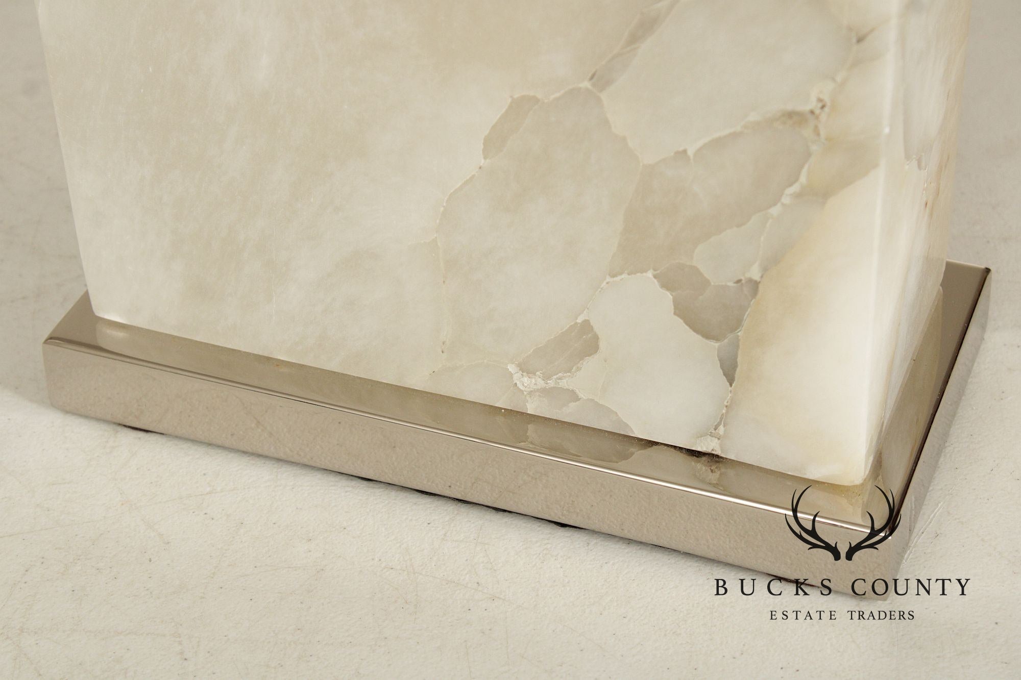 Arteriors Pair of 'Carson' Marble Table Lamps