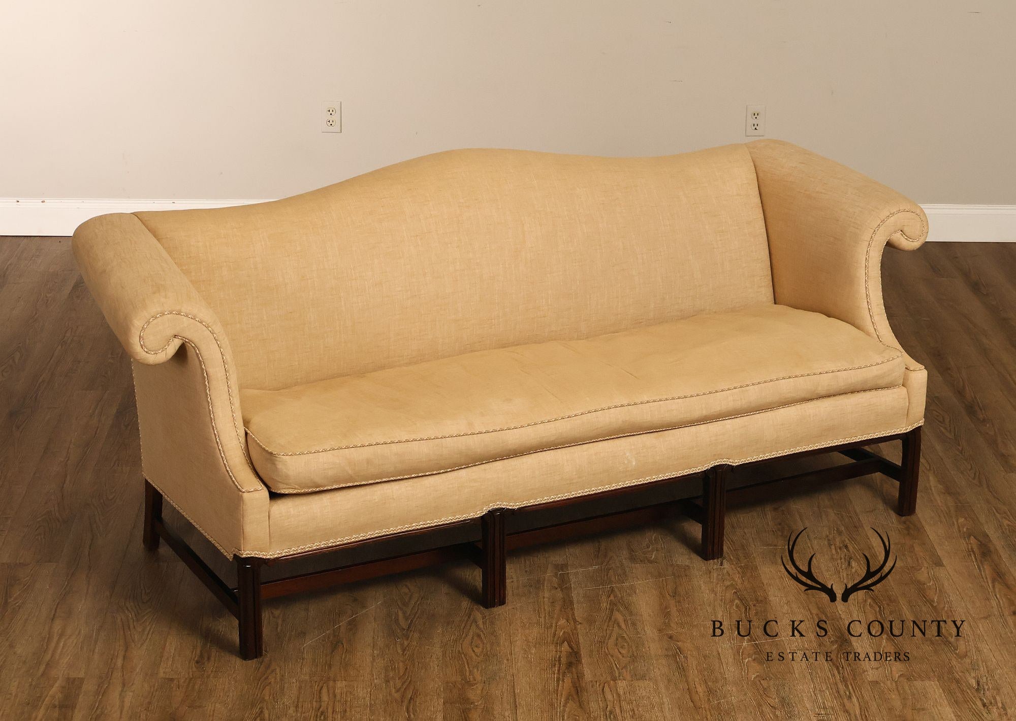 Hickory Chair Chippendale Style Camelback Sofa