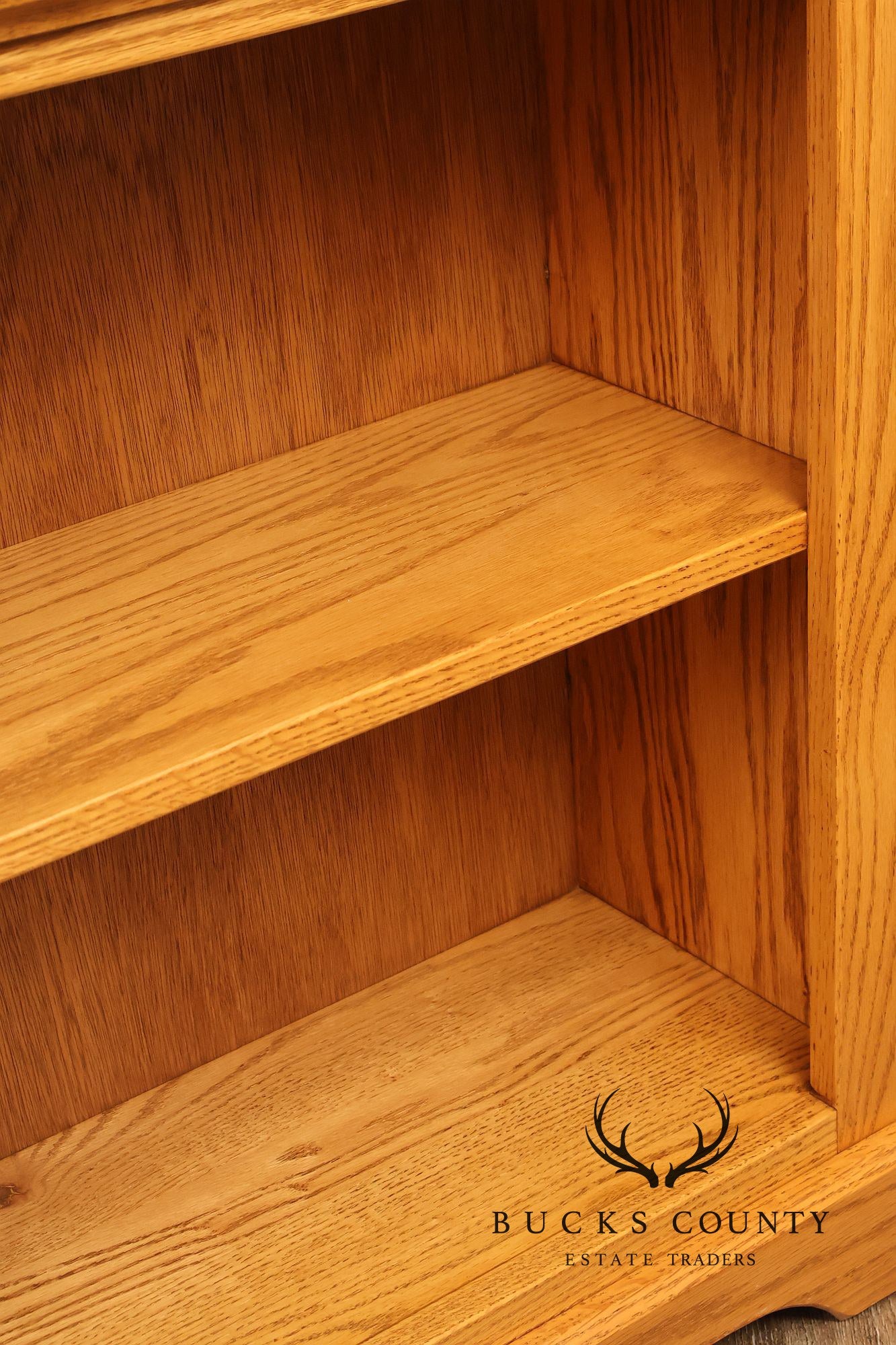 Hunt Country Furniture Oak Low Bookcase