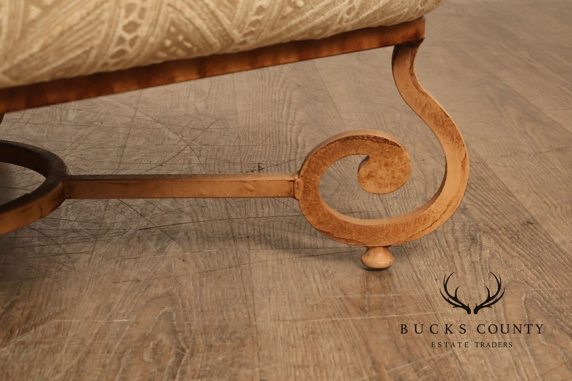 Henredon Upholstered Lounge Chair With Ottoman