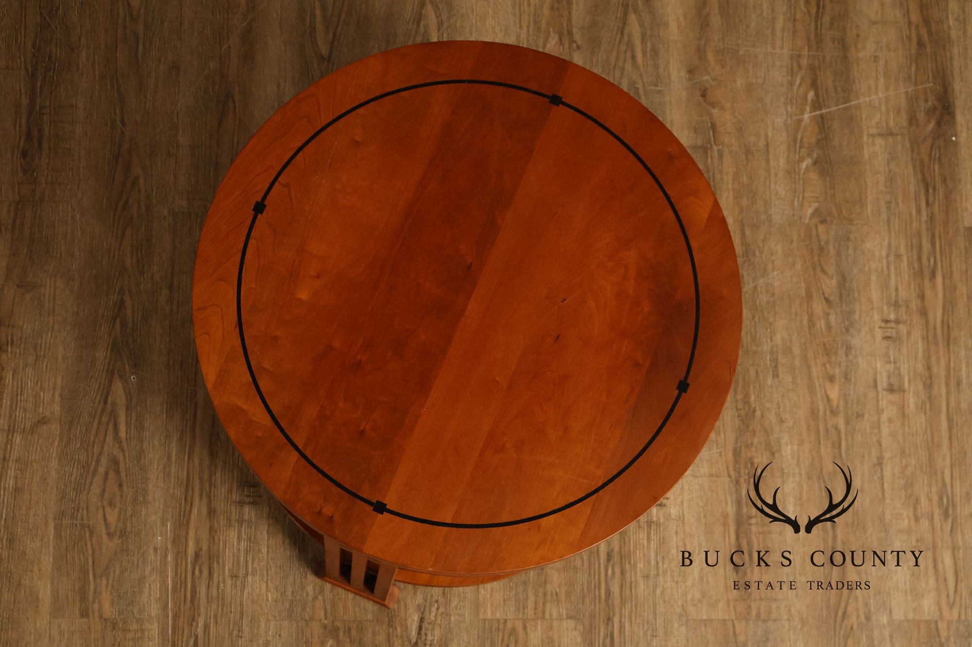 Stickley 21st Century Collection Round Cherry Lamp Table