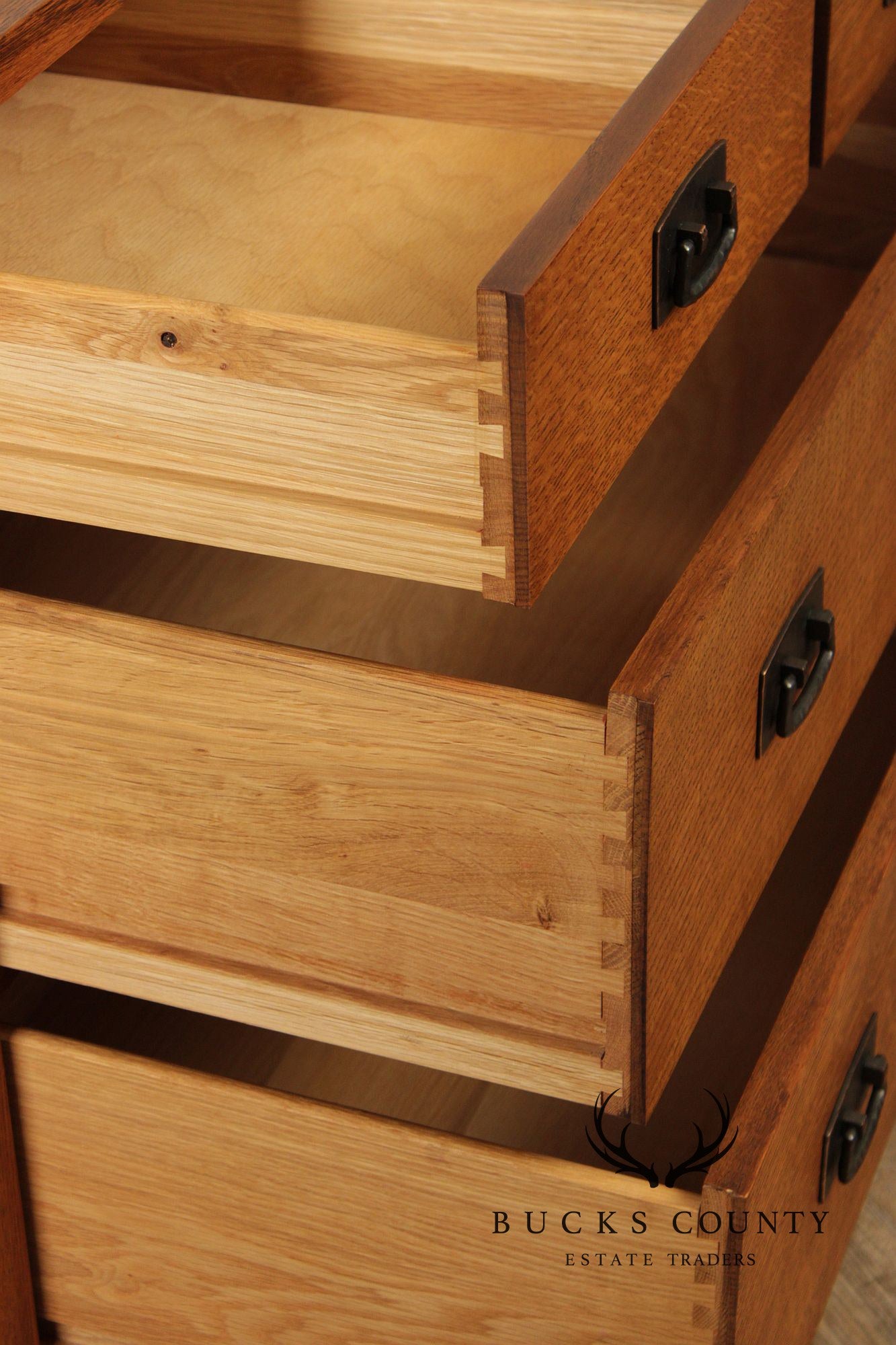 Stickley Mission Collection Oak Triple Dresser