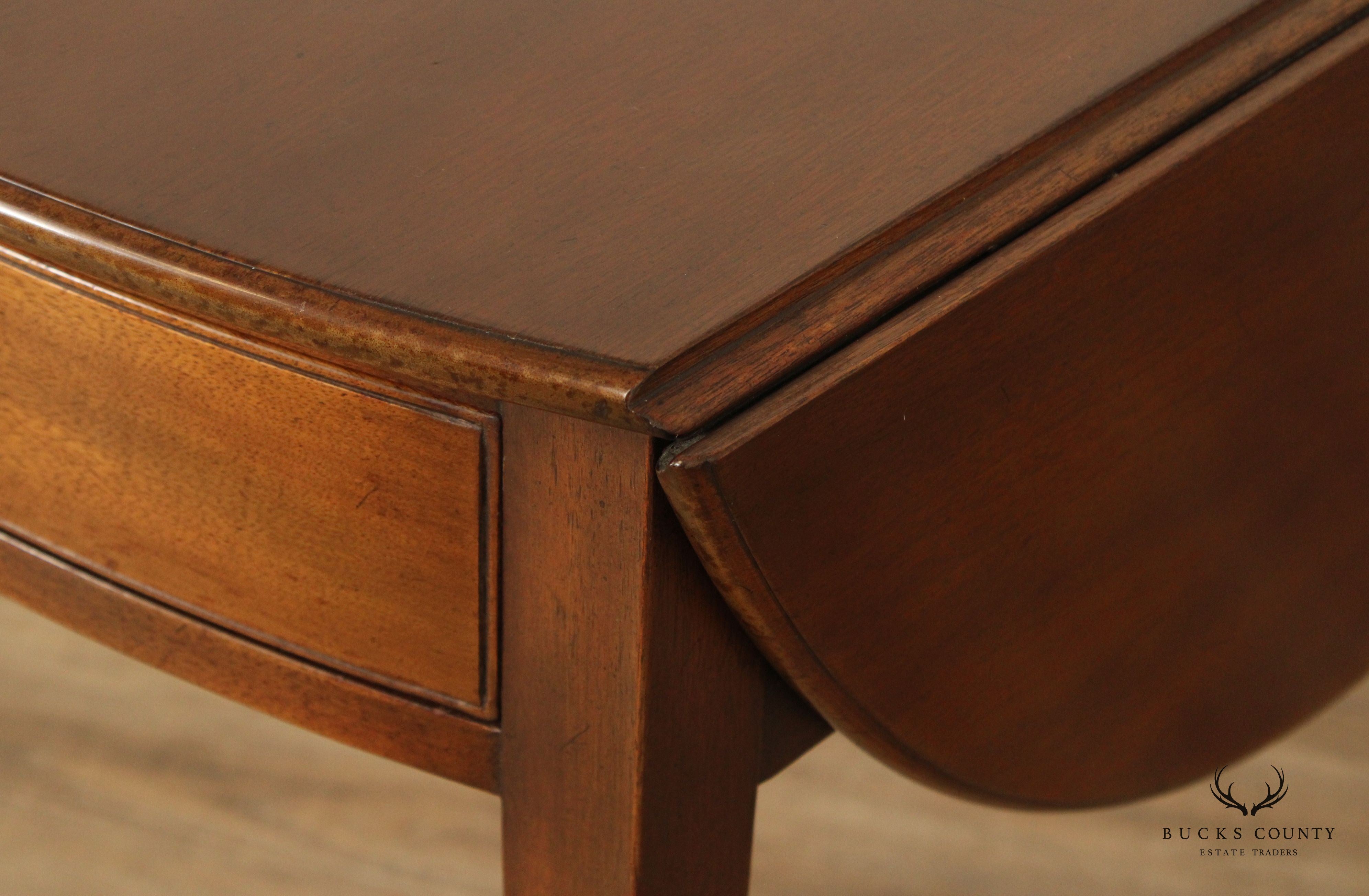 Kittinger Williamsburg Adaptation Pair of Mahogany Pembroke Tables