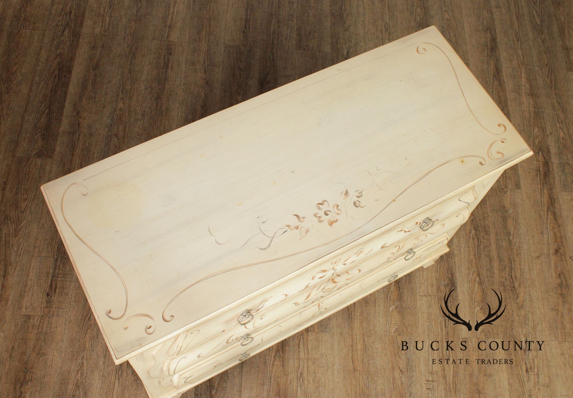 Ethan Allen 'Legacy' Paint Decorated Chest of Drawers