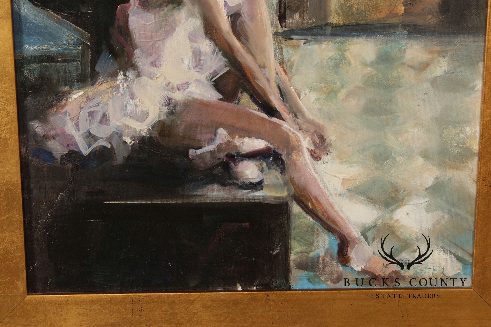 Bruce Baxter Oil Painting, 'Dancing Shoes'