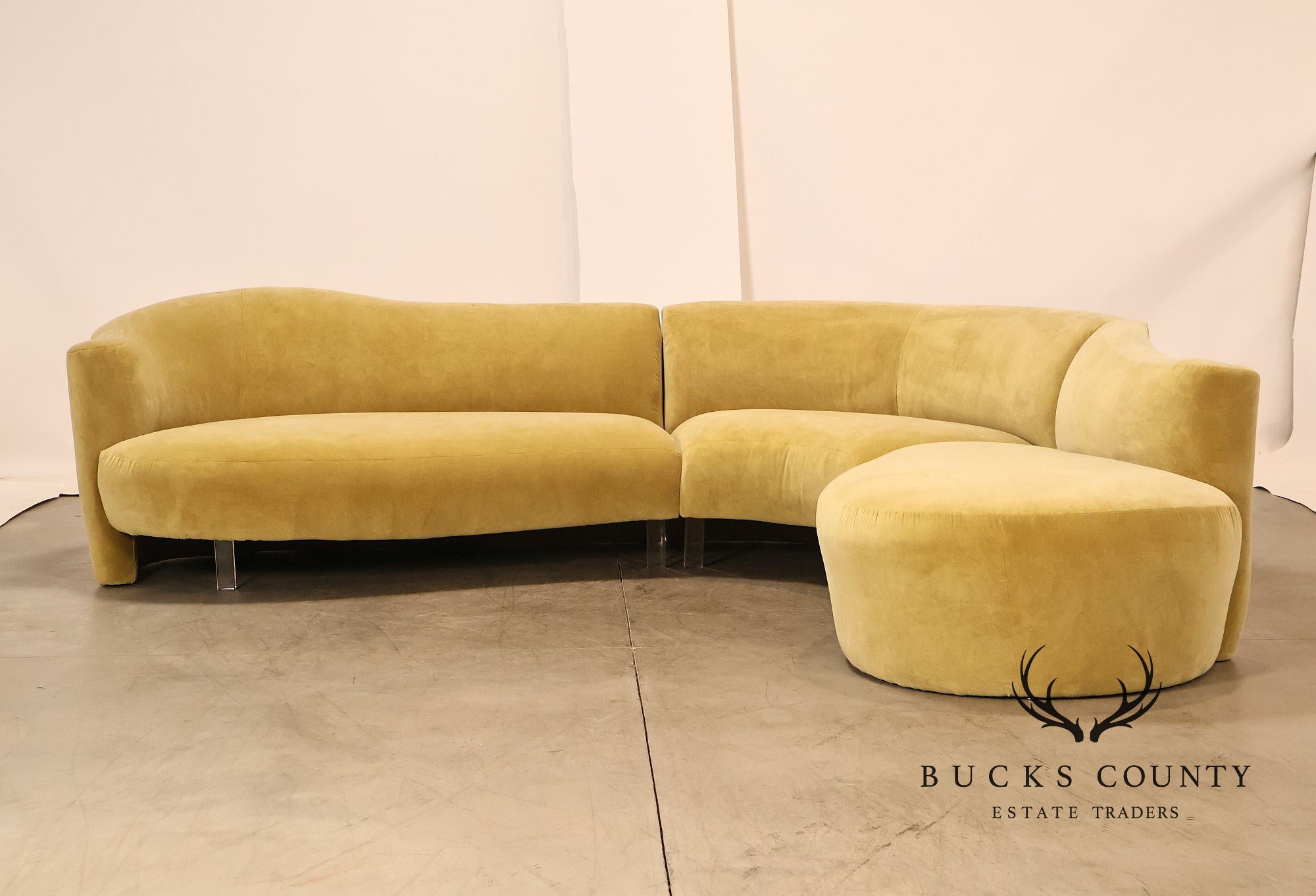 Vladimir Kagan Sculptural Curved Sectional Sofa