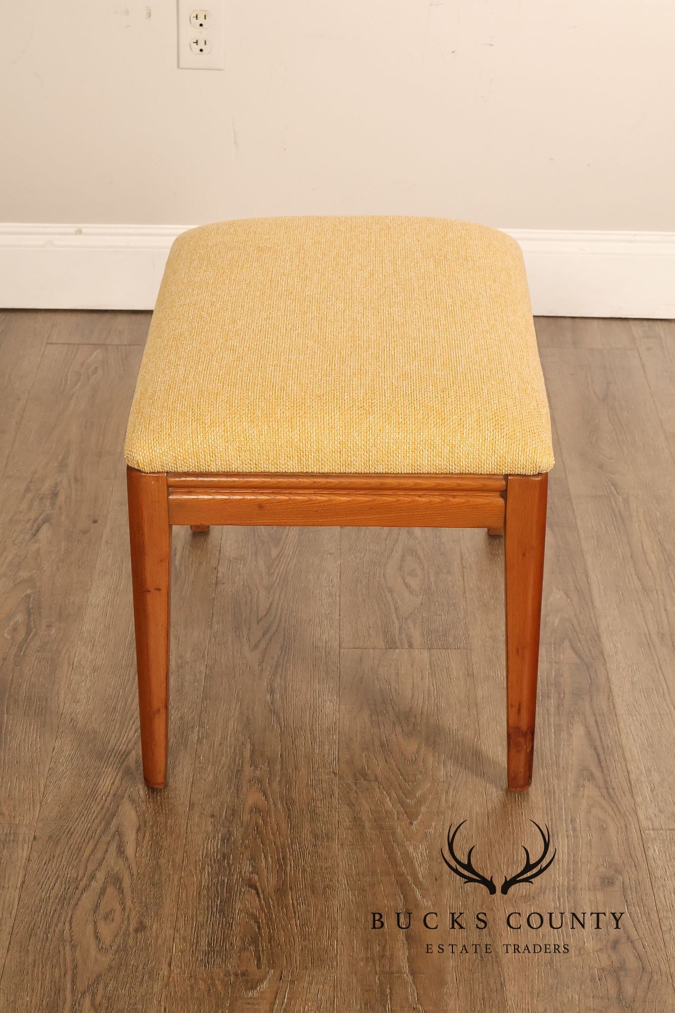 Mid Century Modern Upholstered Vanity Bench