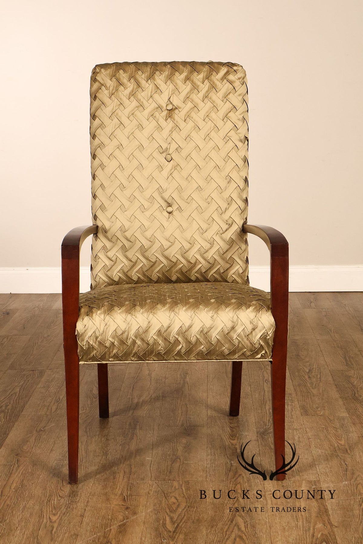 Hickory White Modern Set of Six Upholstered Dining Chairs