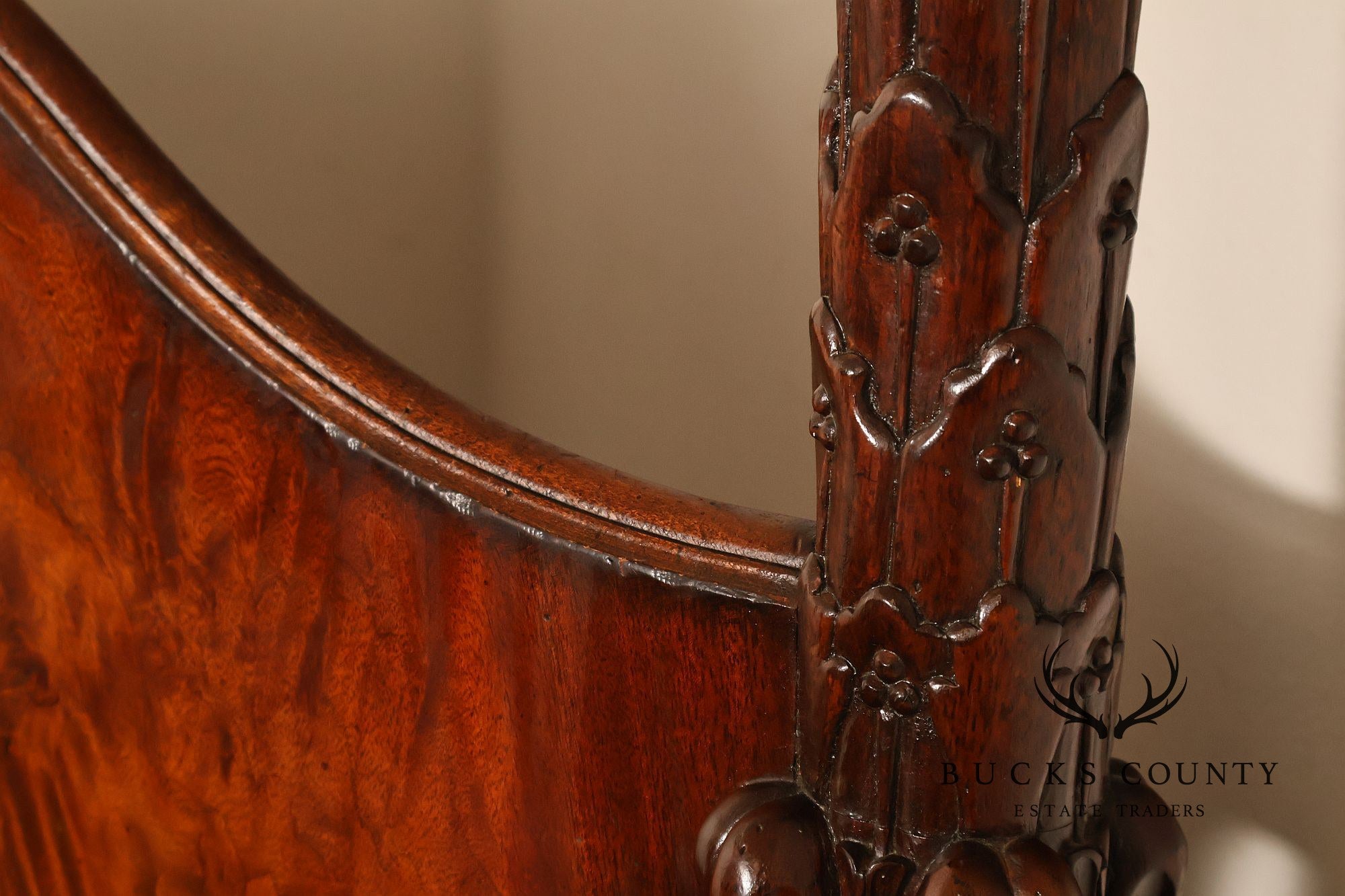 Oscar De La Renta For Century Furniture Mahogany King Size Poster Bed