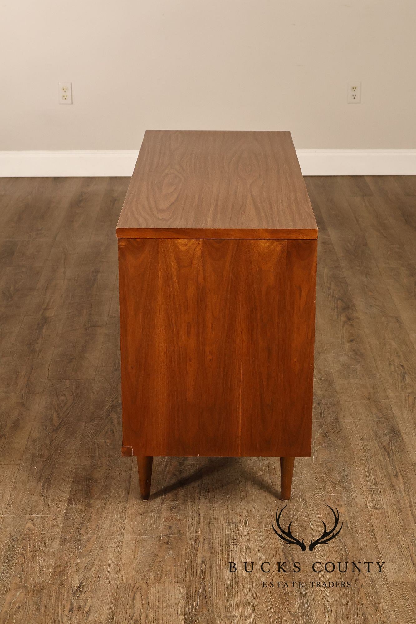 Johnson Carper Mid Century Modern Walnut Desk