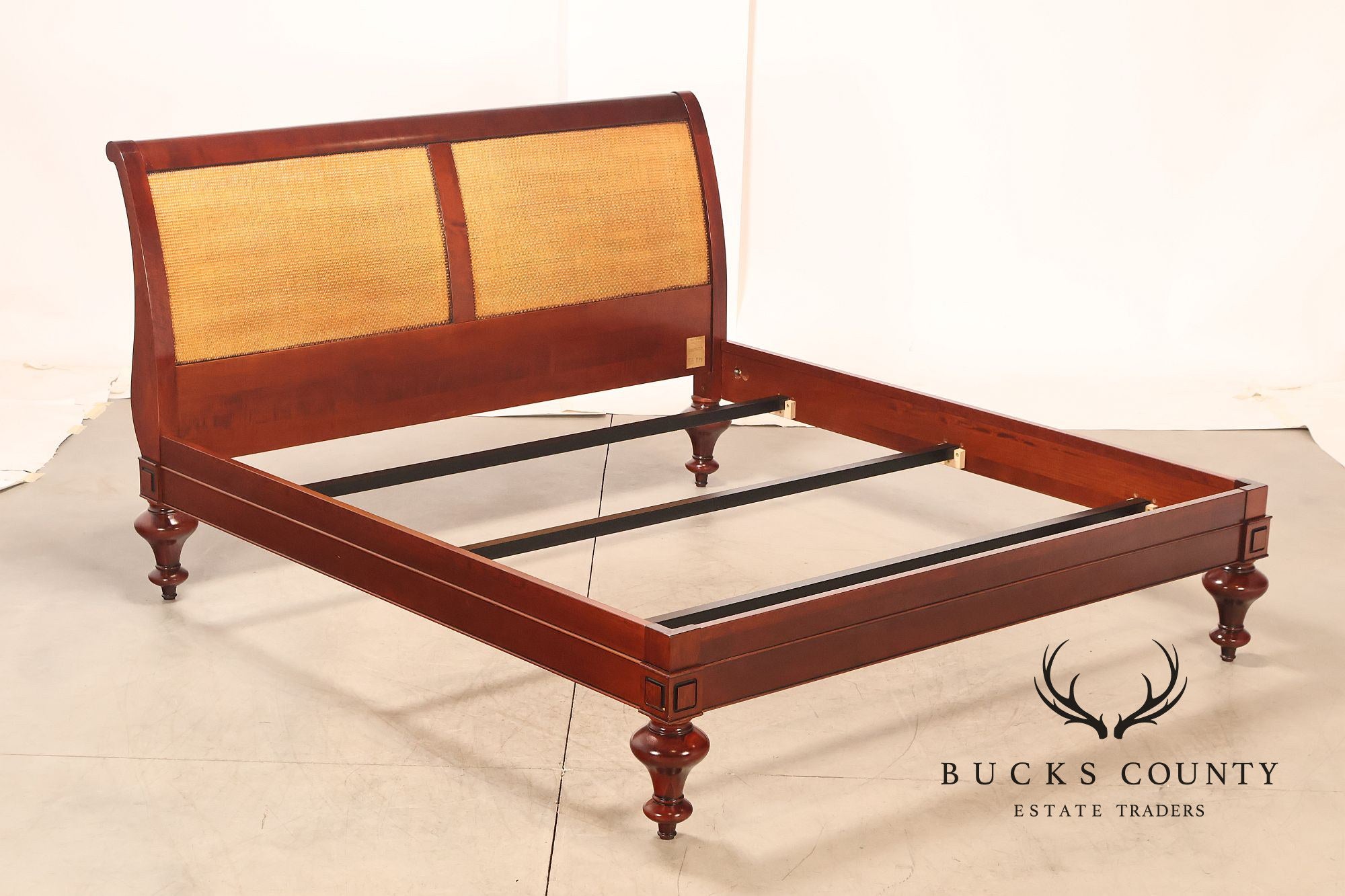 Grange Louis Philippe Style Cherry King Sleigh Bed