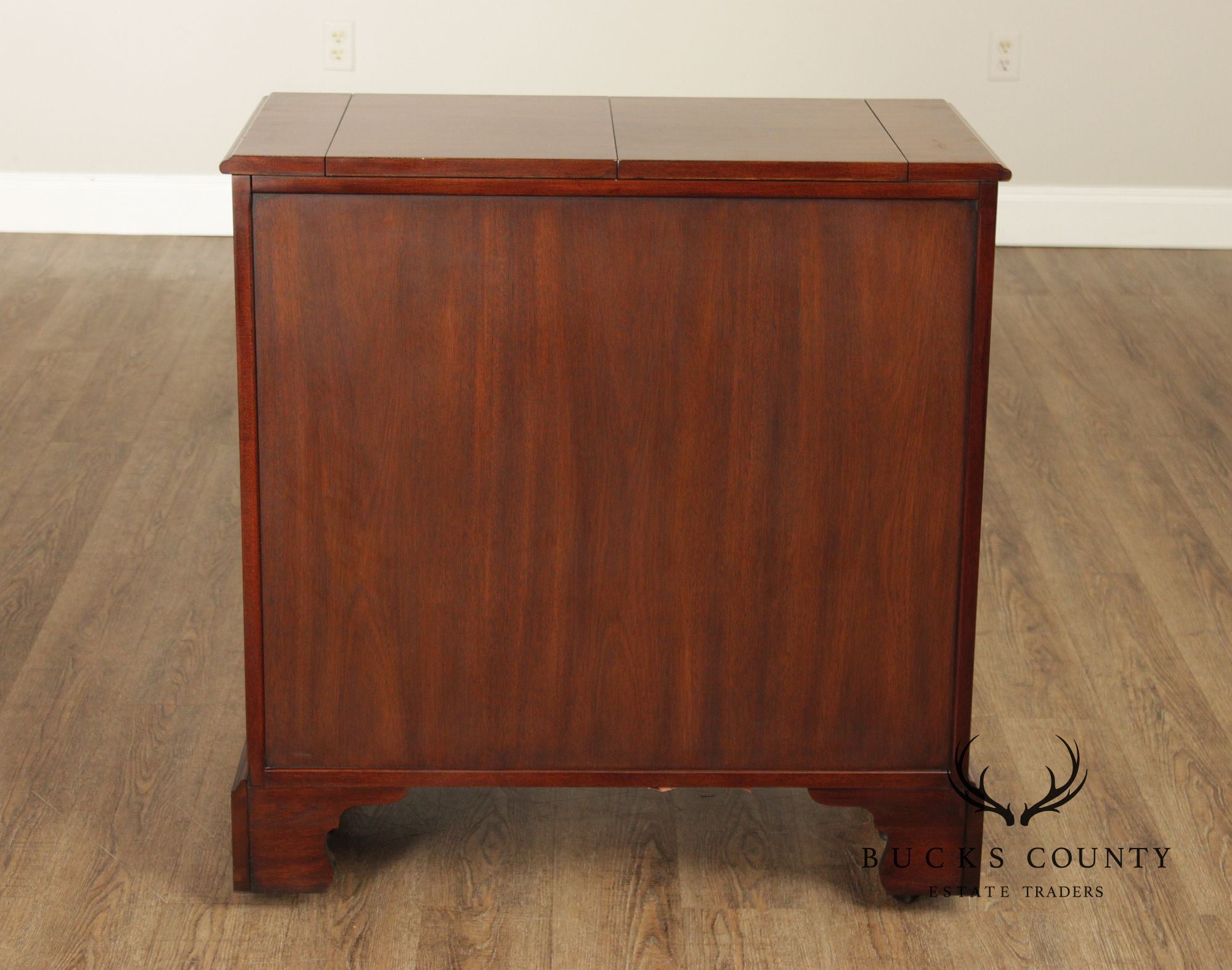 Henkel Harris Georgian Style Mahogany Flip Top Server