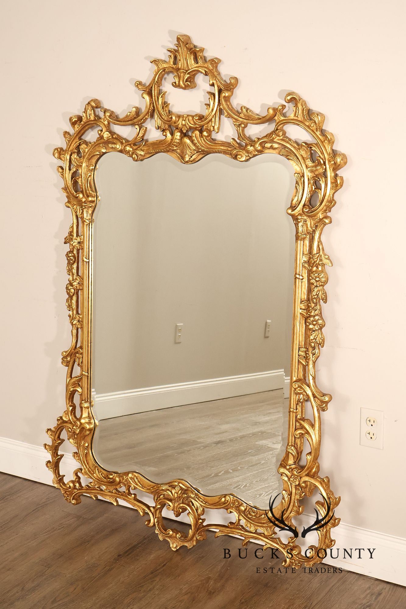 Friedman Brothers Large Giltwood Wall Mirror