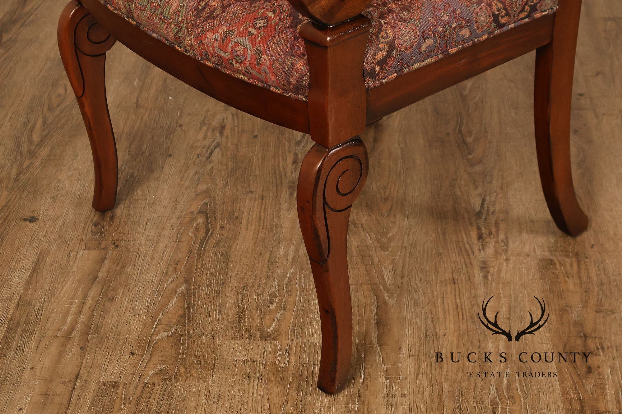Hickory Chair Pair of Charles X Style Armchairs